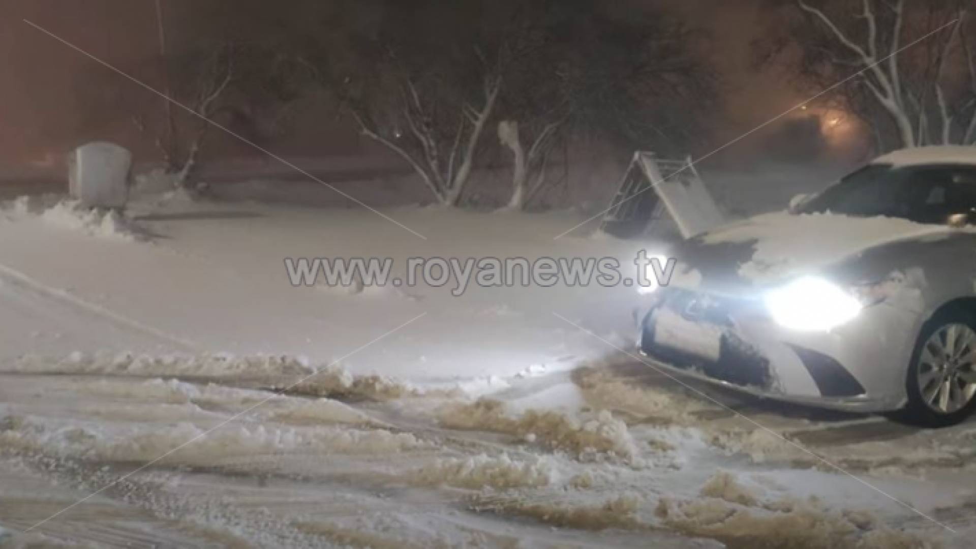 ثلوج في عجلون