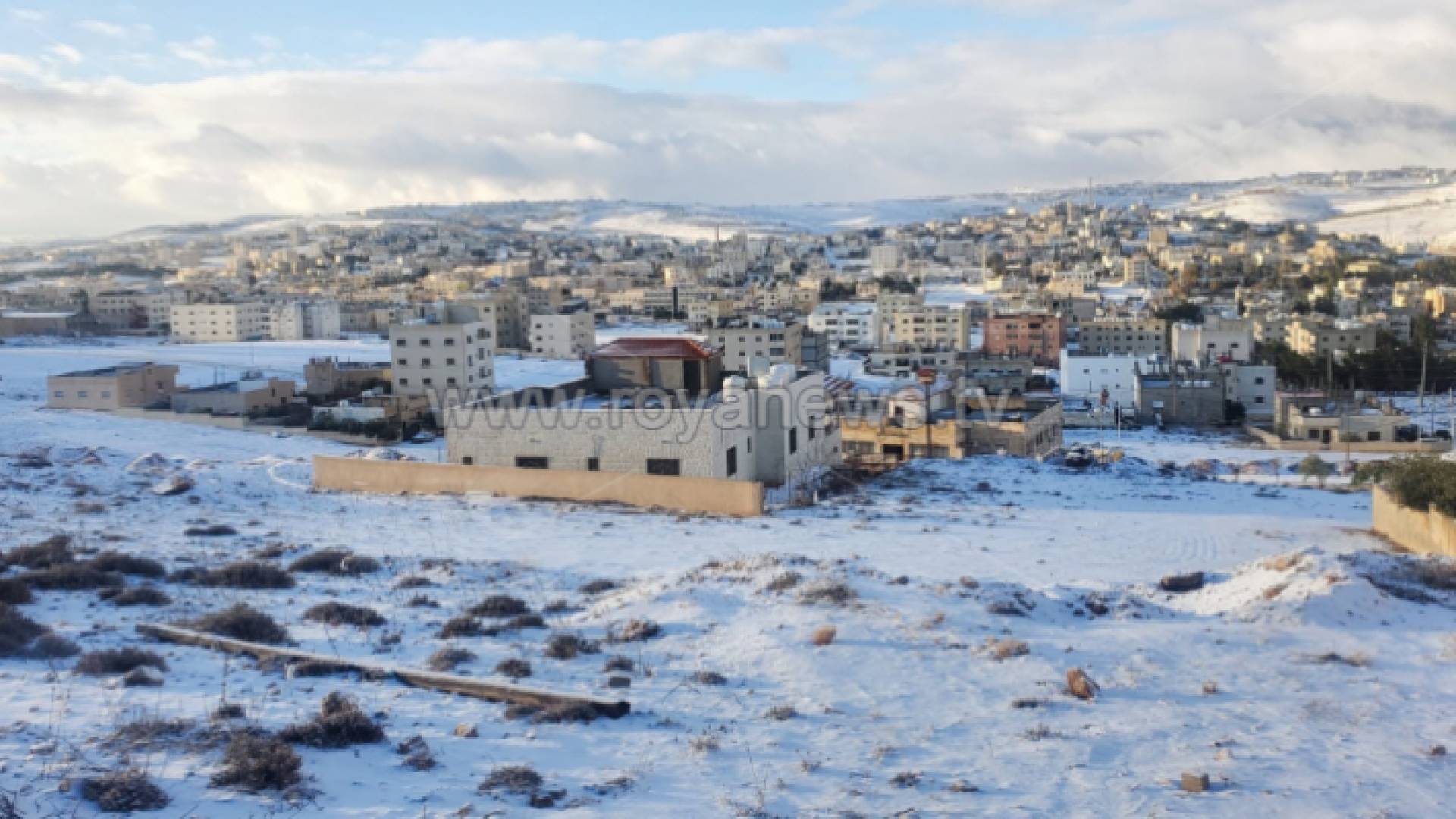 ثلوج في الأردن - ارشيفية