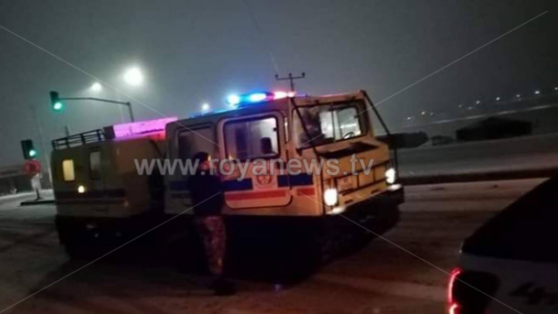 آلية تابعة لمديرية الدفاع المدني