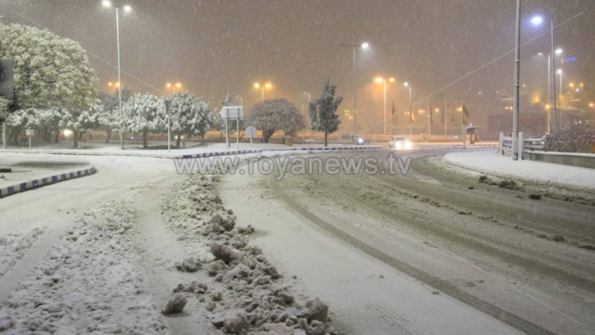 الثلوج في العاصمة عمان