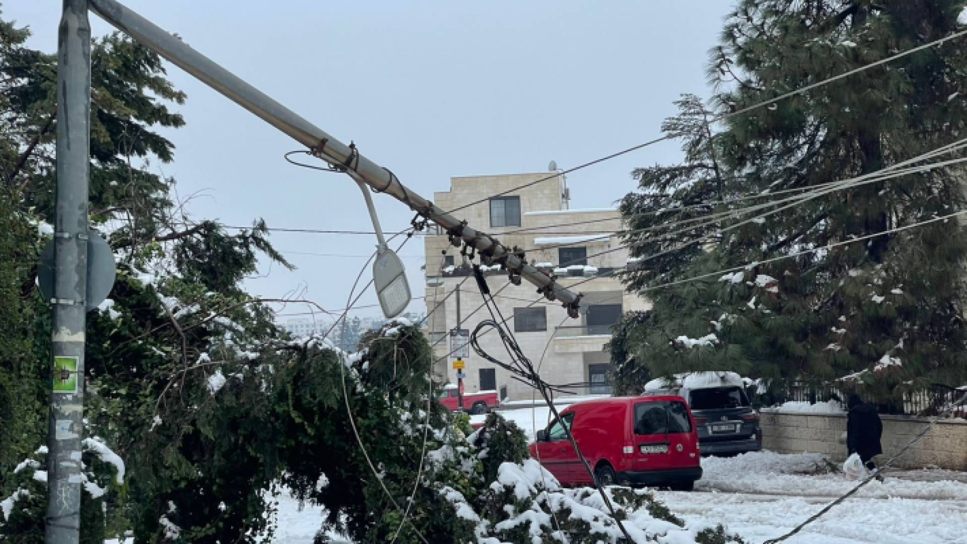 انقطاع الكهرباء خلال المنخفض الاخير