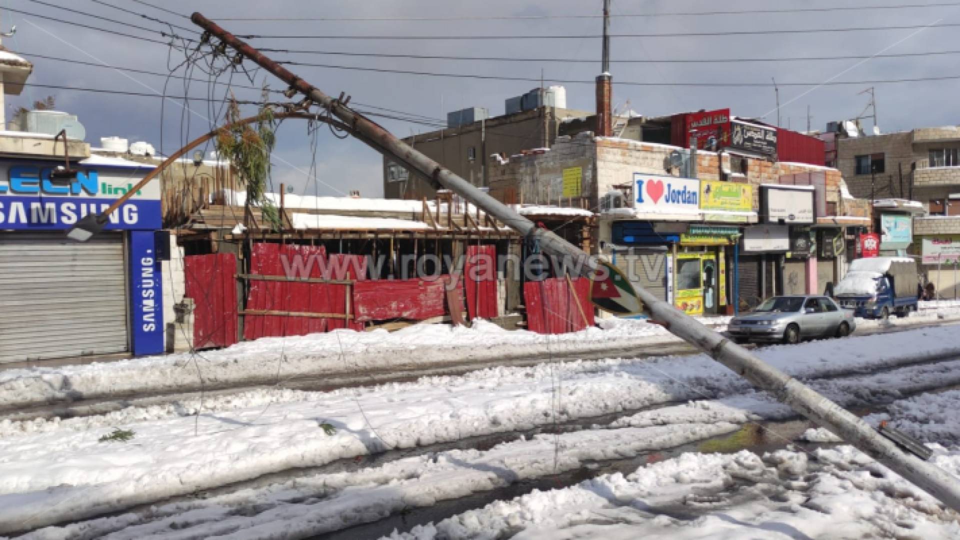 ثلوج الأردن