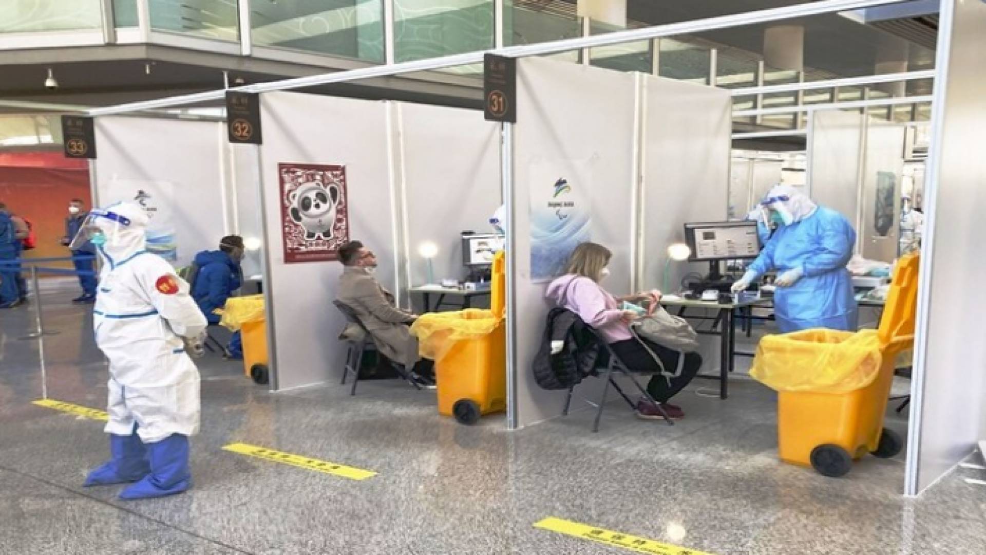 مراكز فحص كورونا في الصين