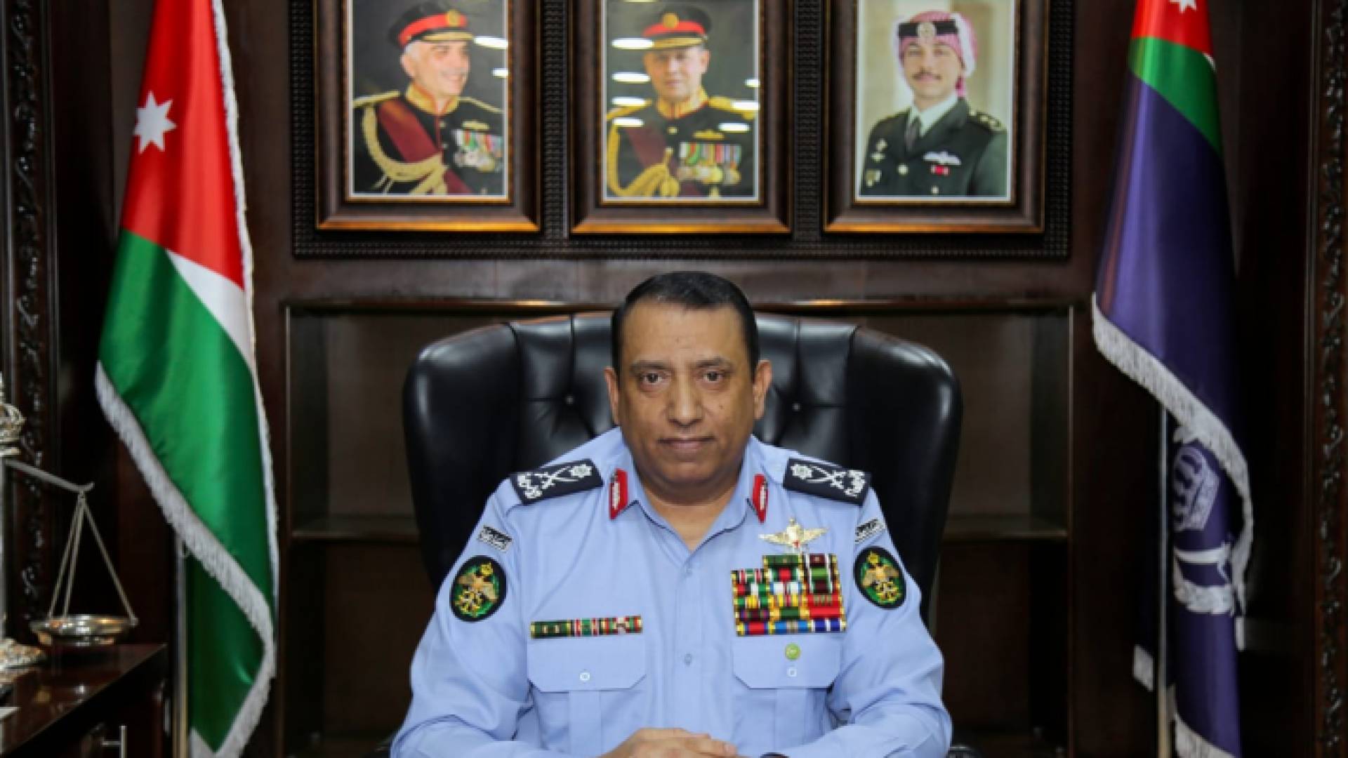 مدير الأمن العام اللواء الركن حسين الحواتمة