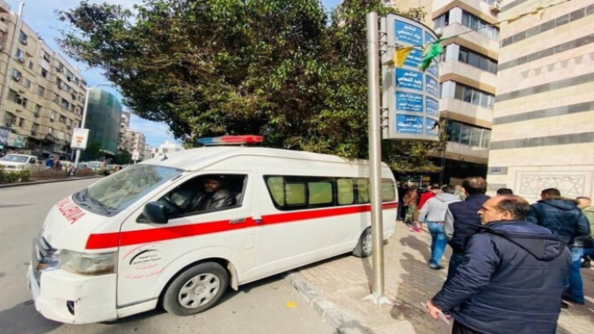 سيارة إسعاف في دمشق