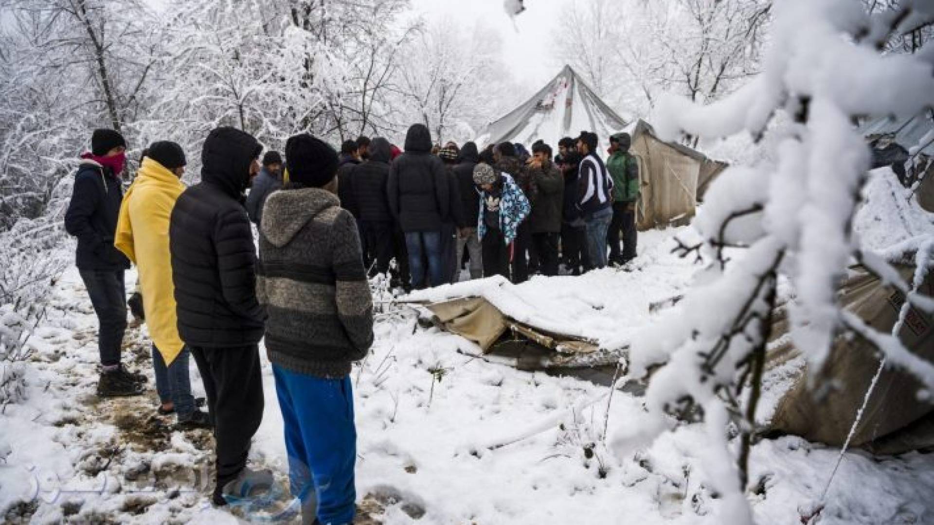 مهاجرون على الحدود التركية اليونانية