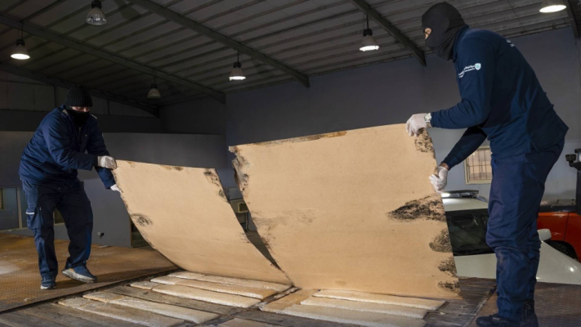 صورة من عملية التهريب