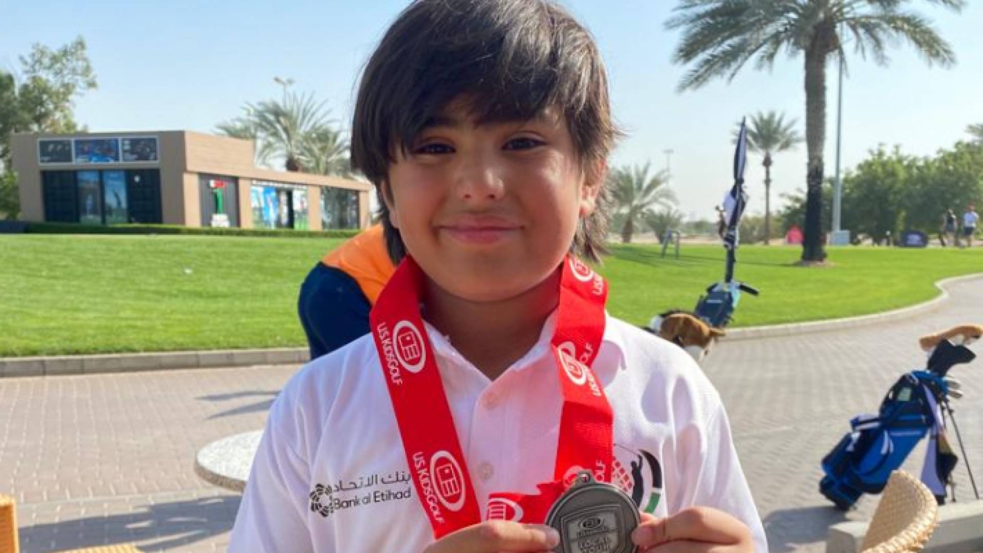 نجم المنتخب الوطني للناشئين للجولف سالم العبداللات