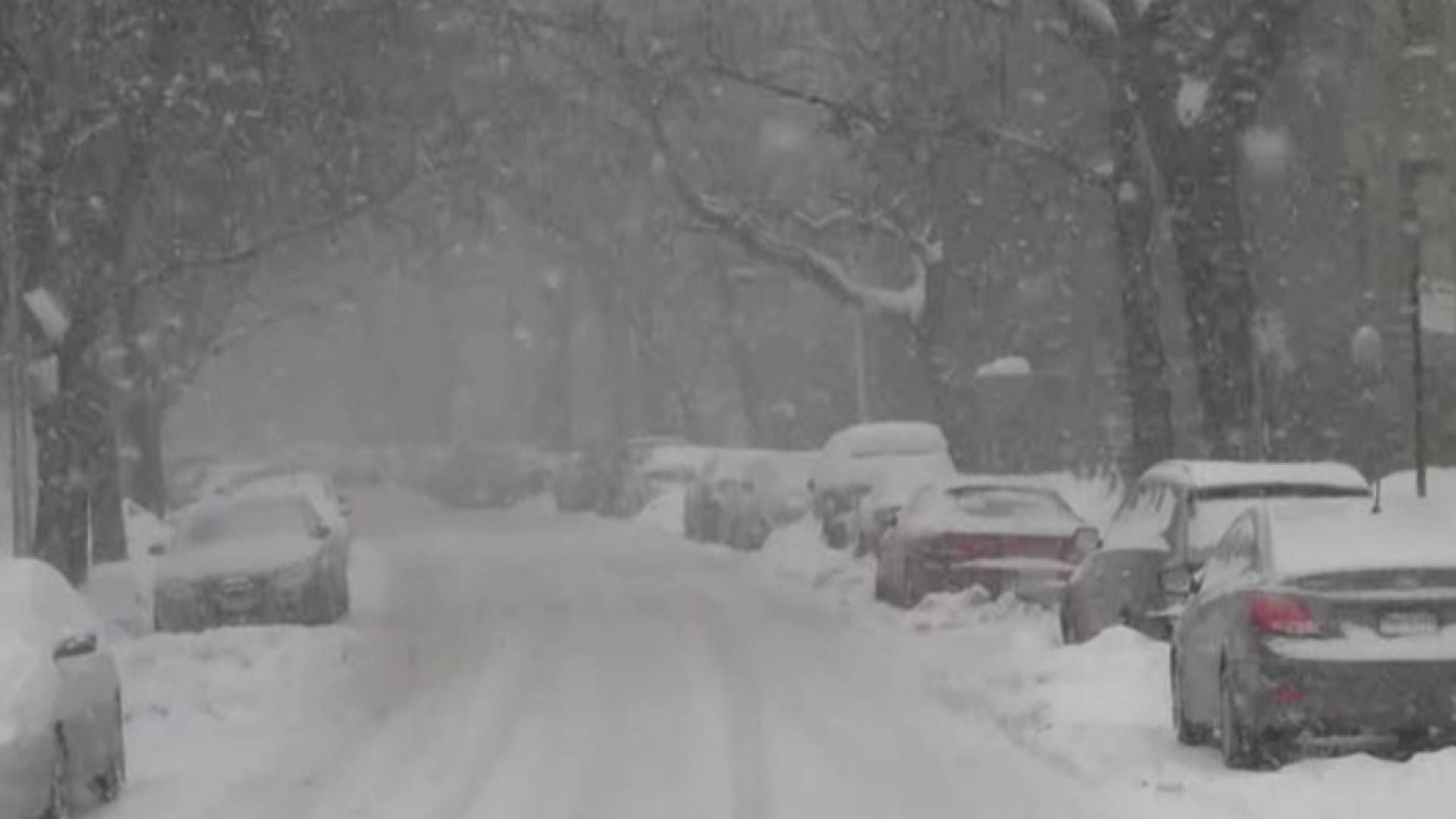 الصين.. تحذير باللون الأزرق من العواصف الثلجية