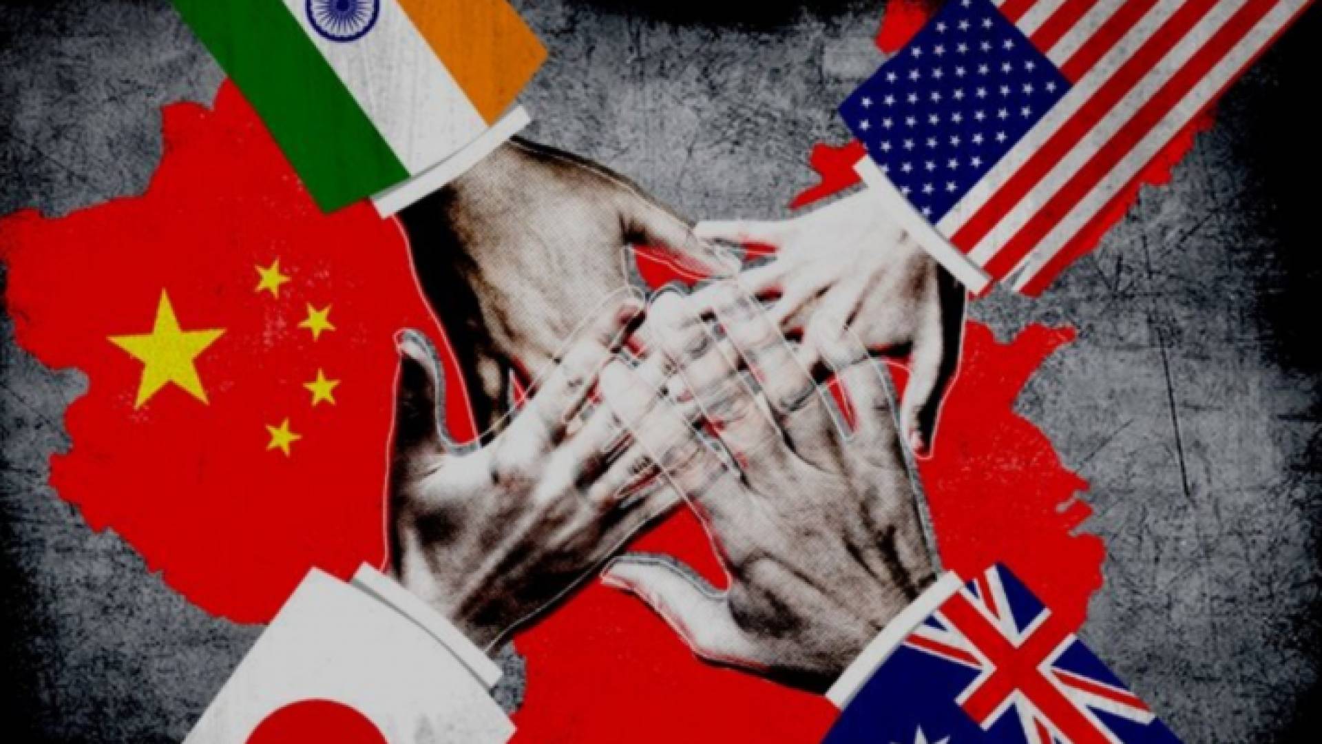 أعلام دول الولايات المتحدة الهند أستراليا اليابان