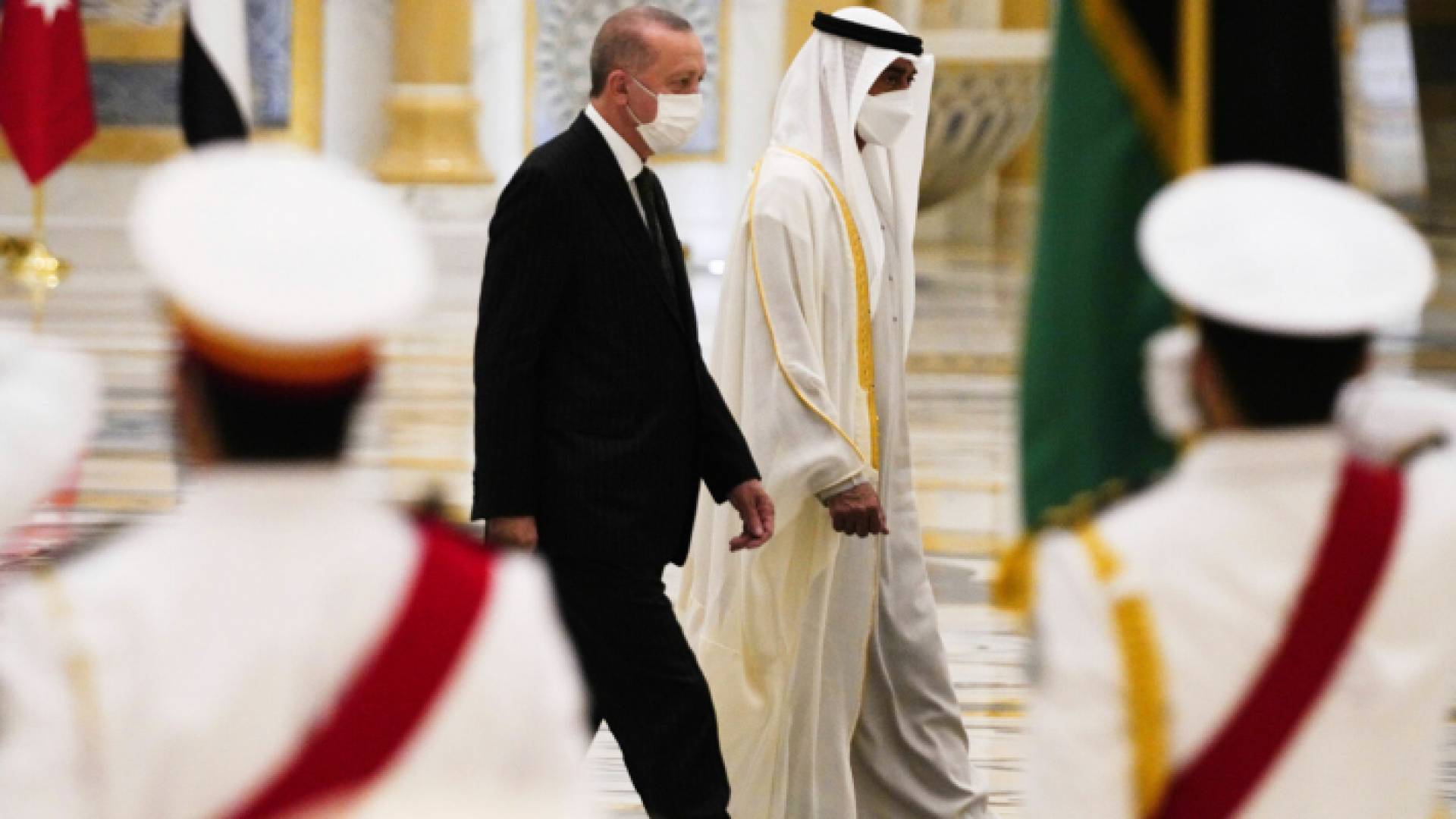 جانب من زيارة الرئيس التركي رجب طيب أردوغان إلى الإمارات