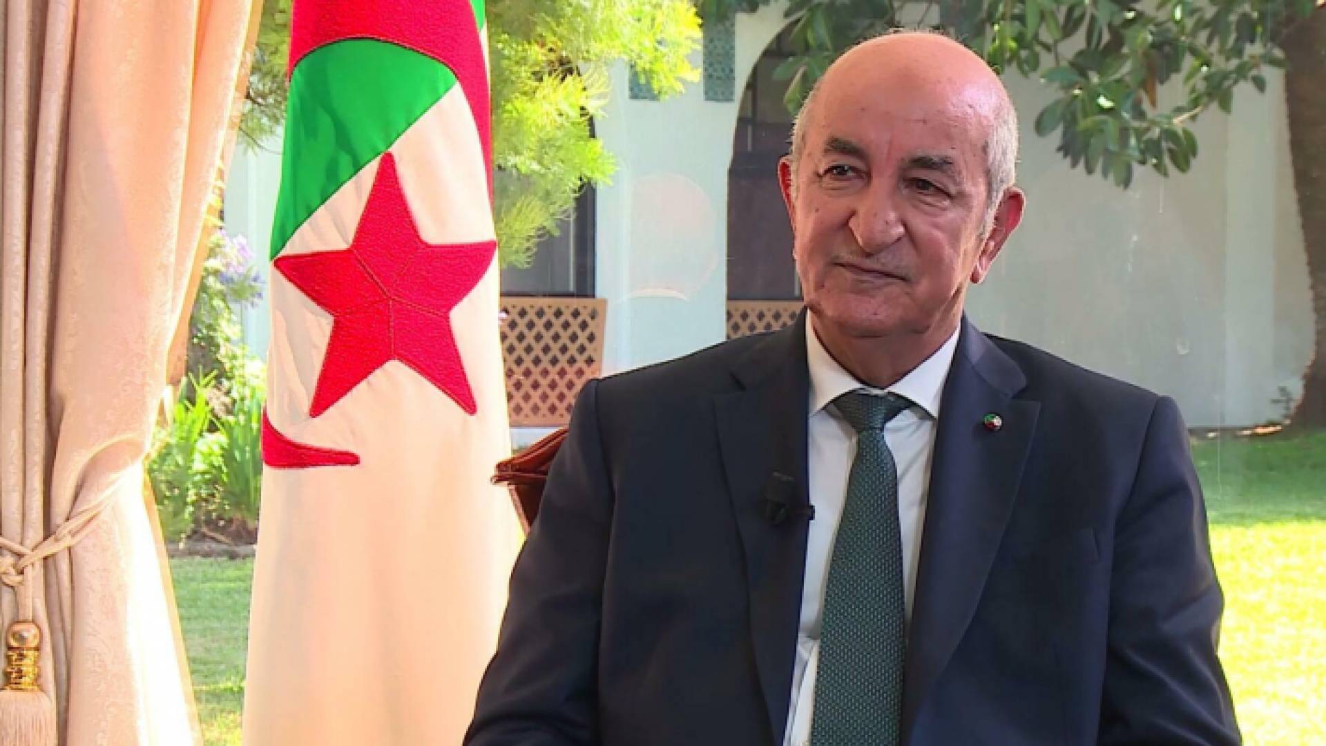 الرئيس الجزائري عبد المجيد تبون