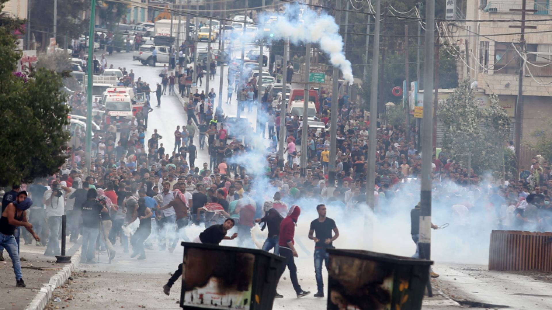 مواجهات بين الفلسطينيين وقوات الاحتلال