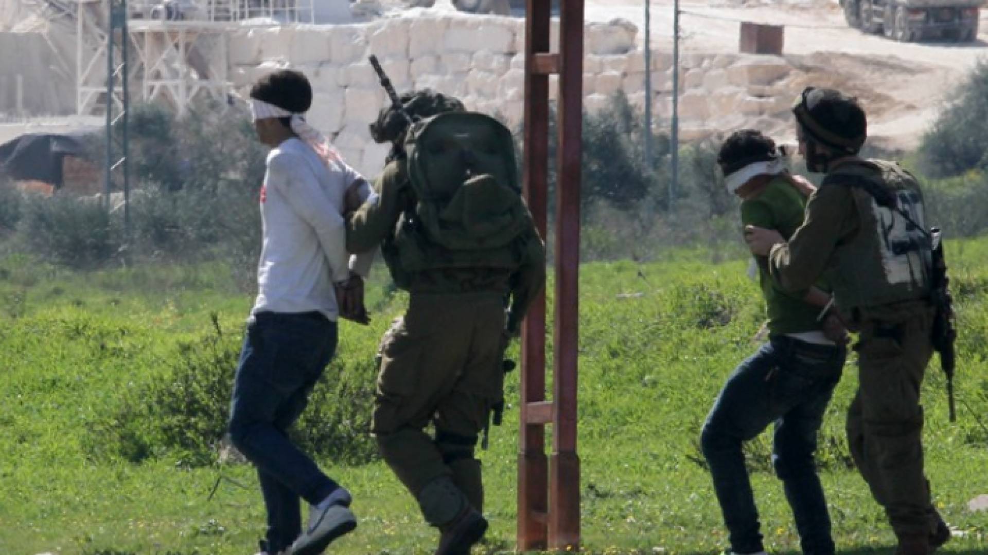 الاحتلال يعتقل شابين فلسطينيين