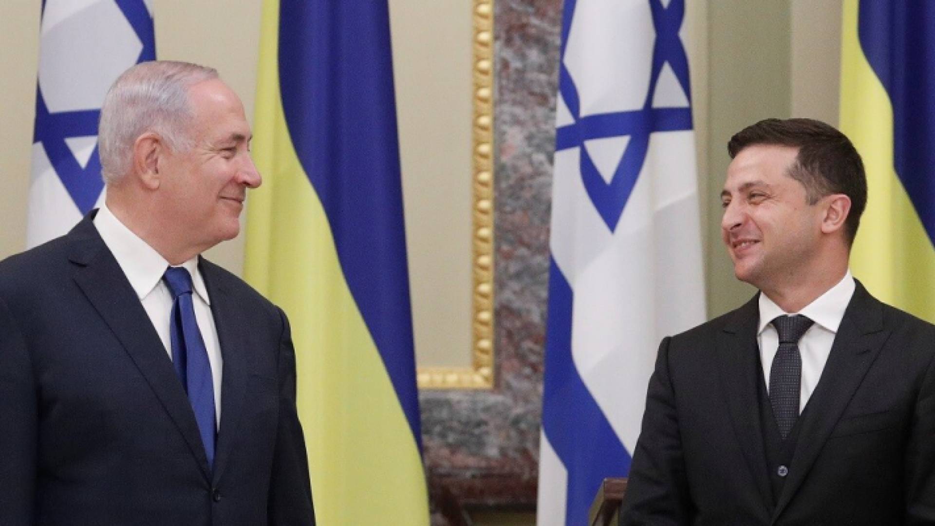 فلاديمير زيلينسكي ونتنياهو