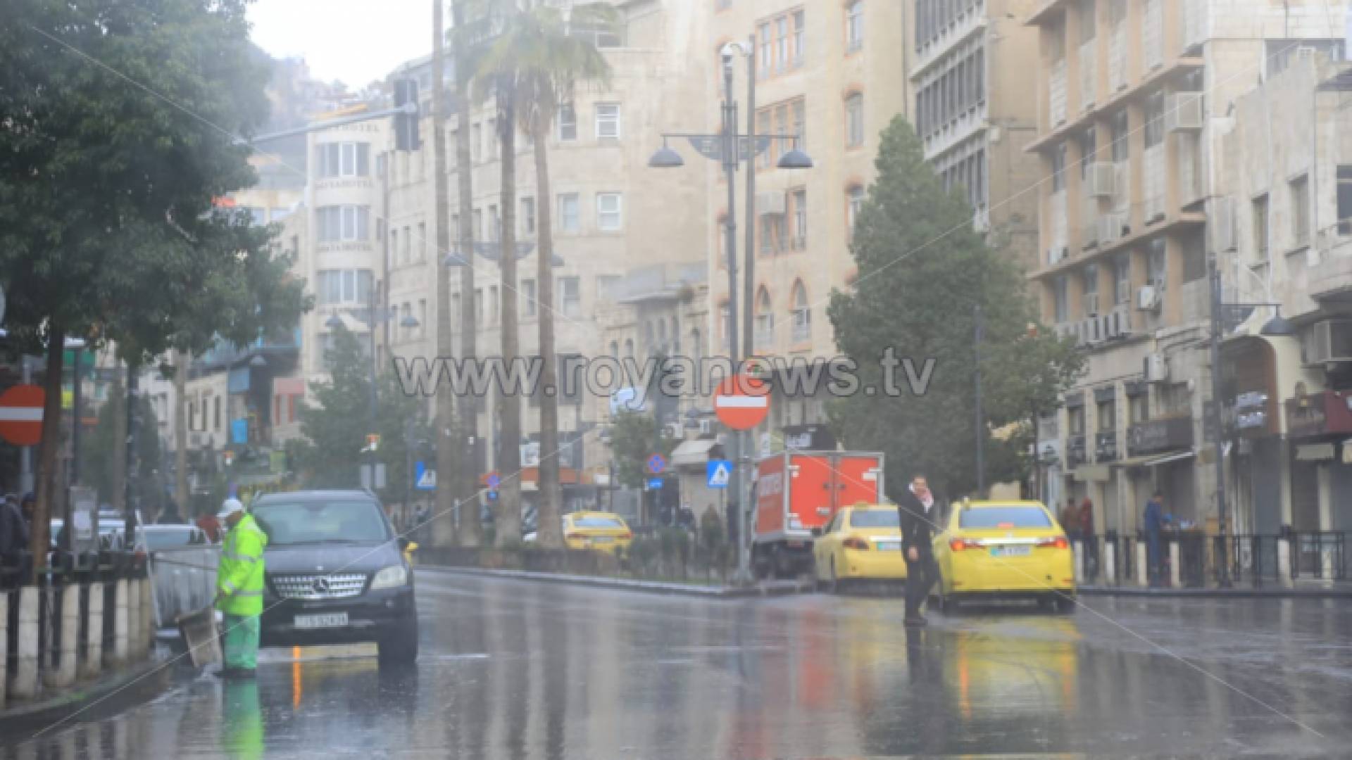 أمطار في العاصمة عمان