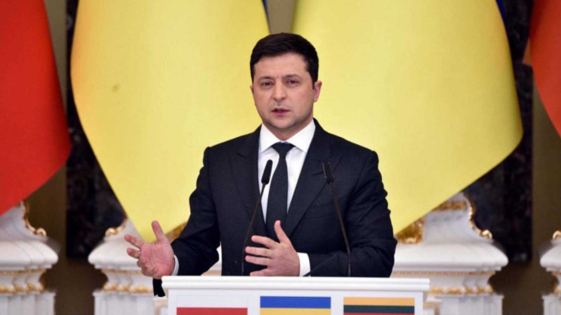 الرئيس الأوكراني فلاديمير زيلينسكي