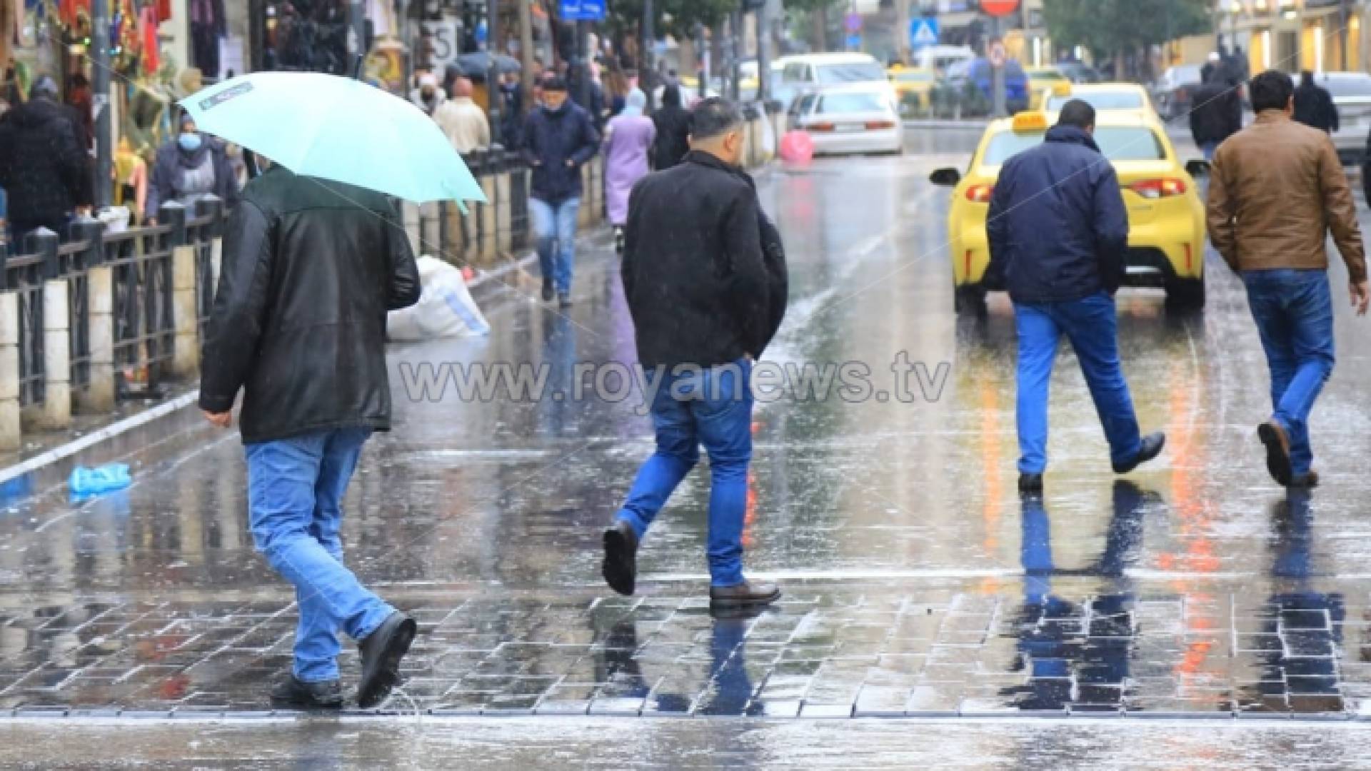 الامطار في العاصمة عمان