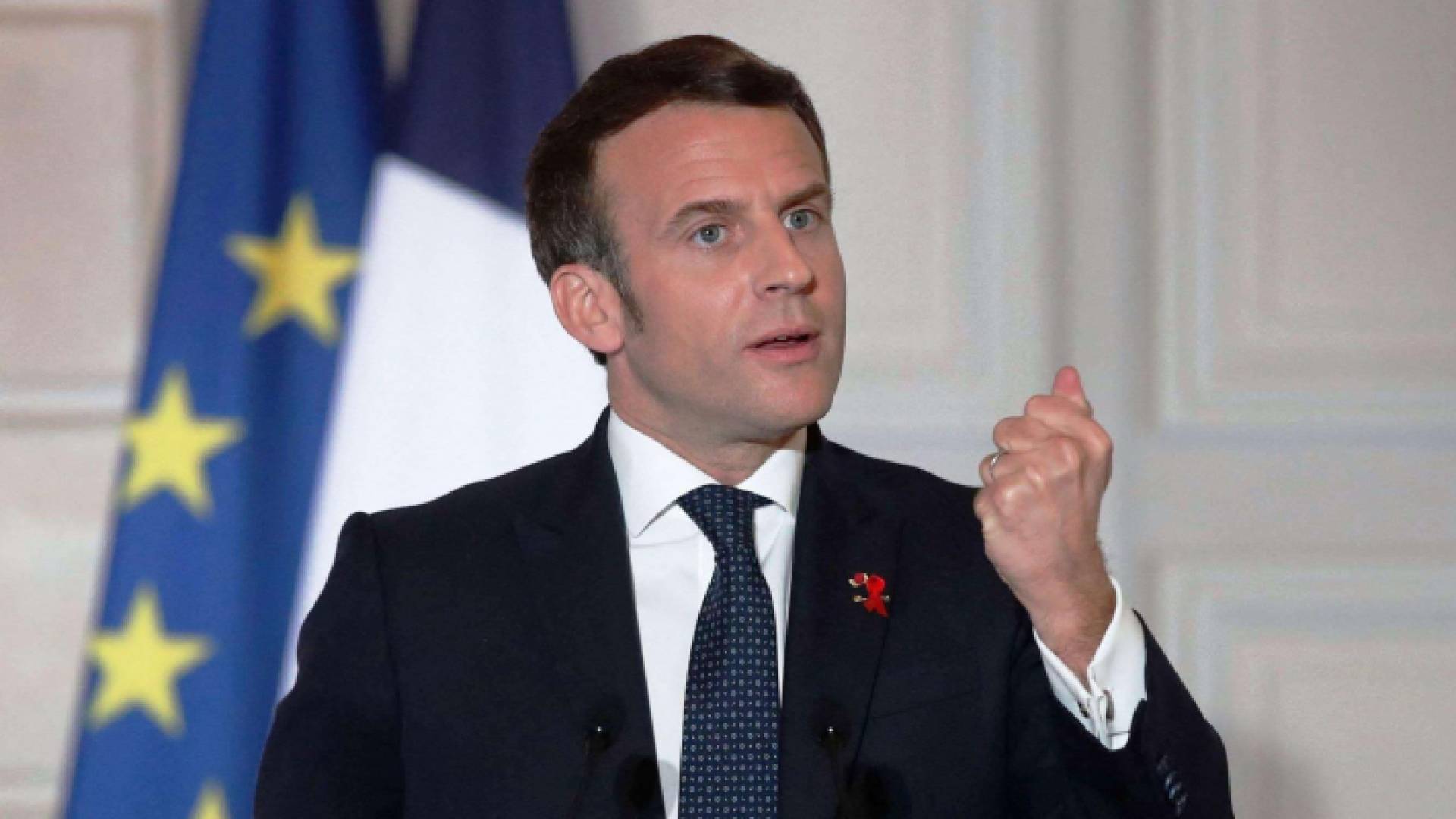الرئيس الفرنسي ايمانويل ماكرون