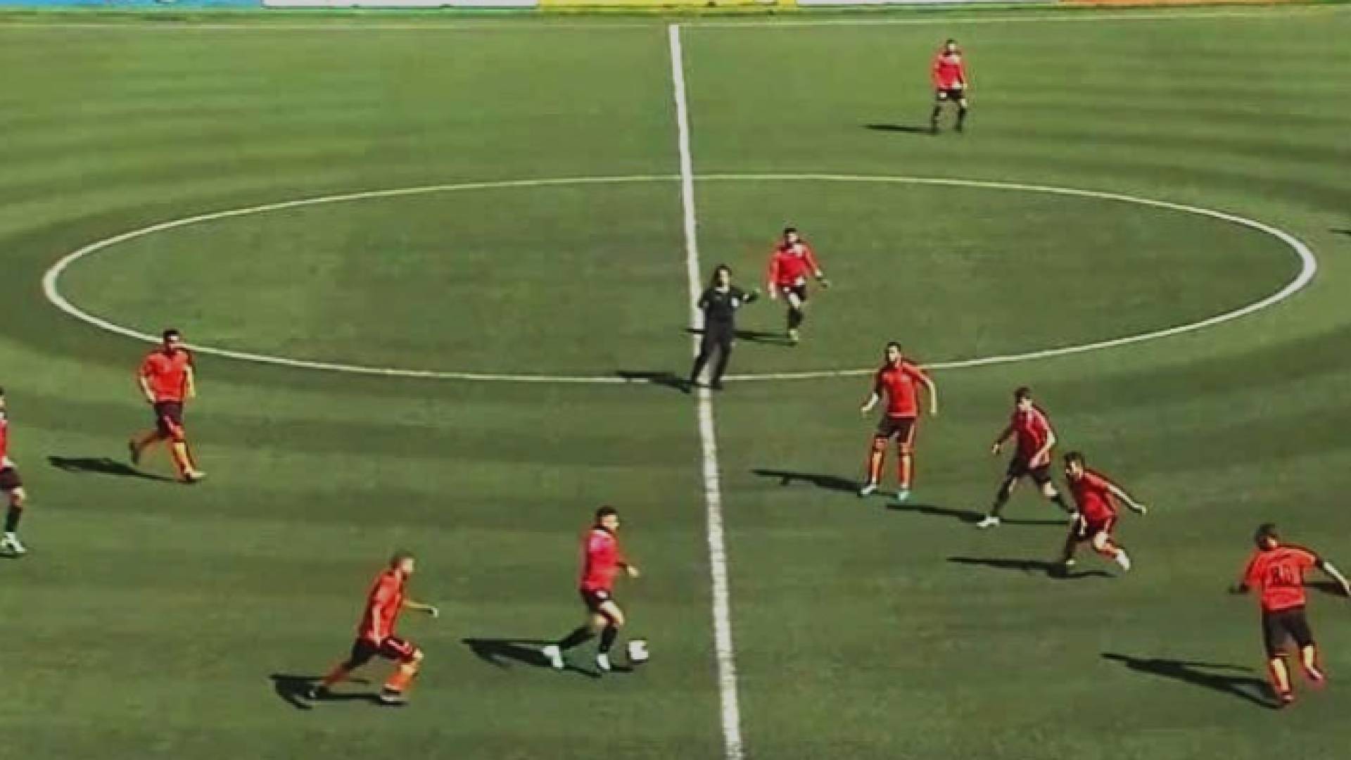 جانب من المباراة