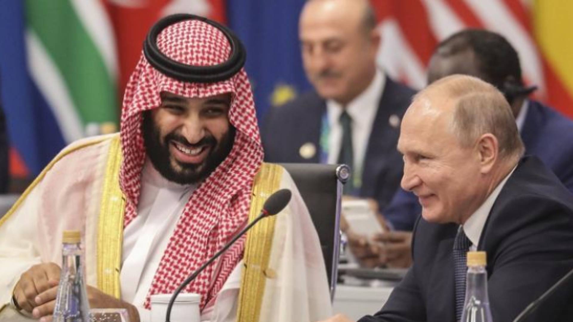 ولي العهد السعودي محمد بن سلمان والرئيس الروسي فلاديمير بوتين