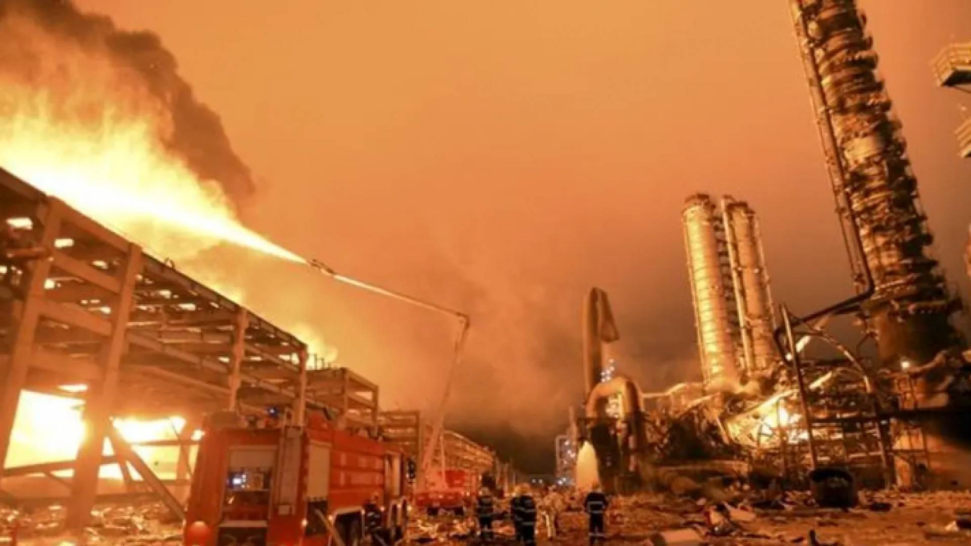 انفجار في مصنع كيميائي (أرشيفية)