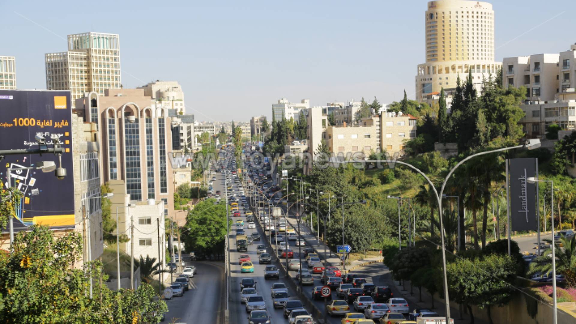 ازدحام حركة السير في عمان - ارشيفية