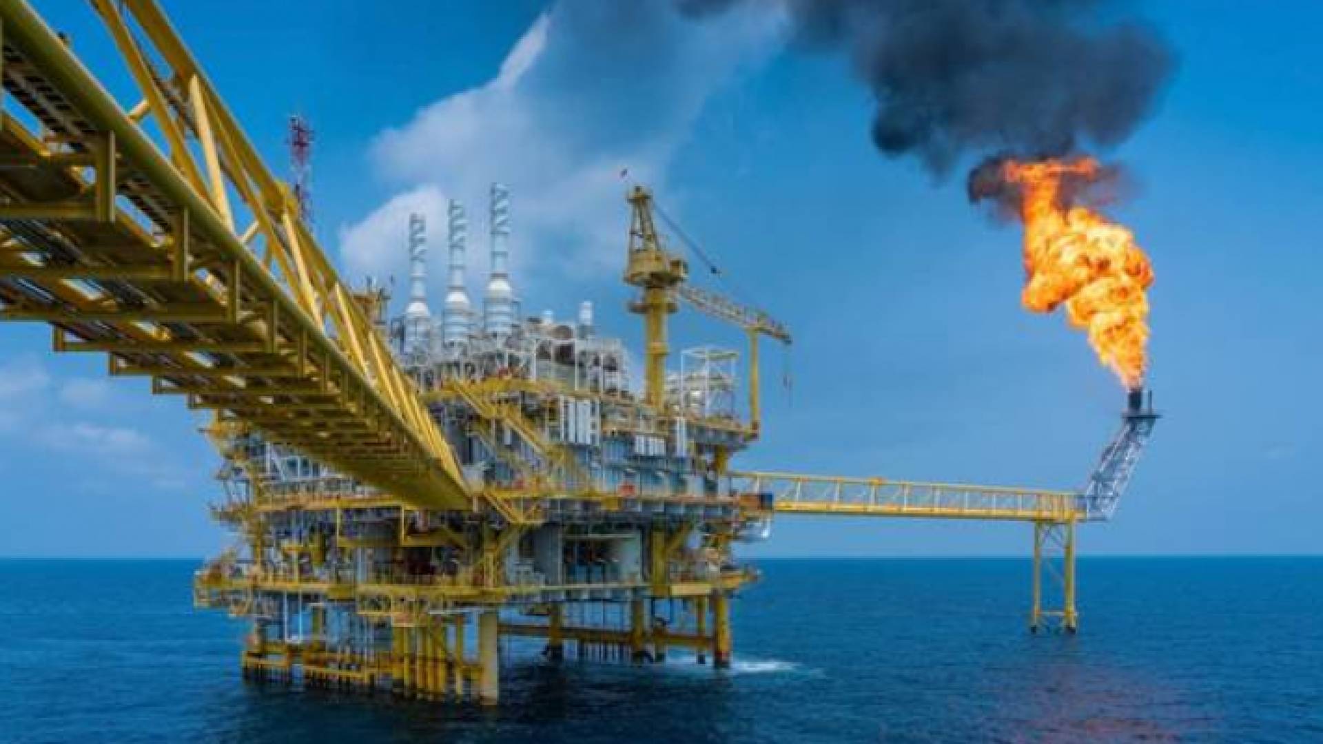 حقل غاز في عرض البحر