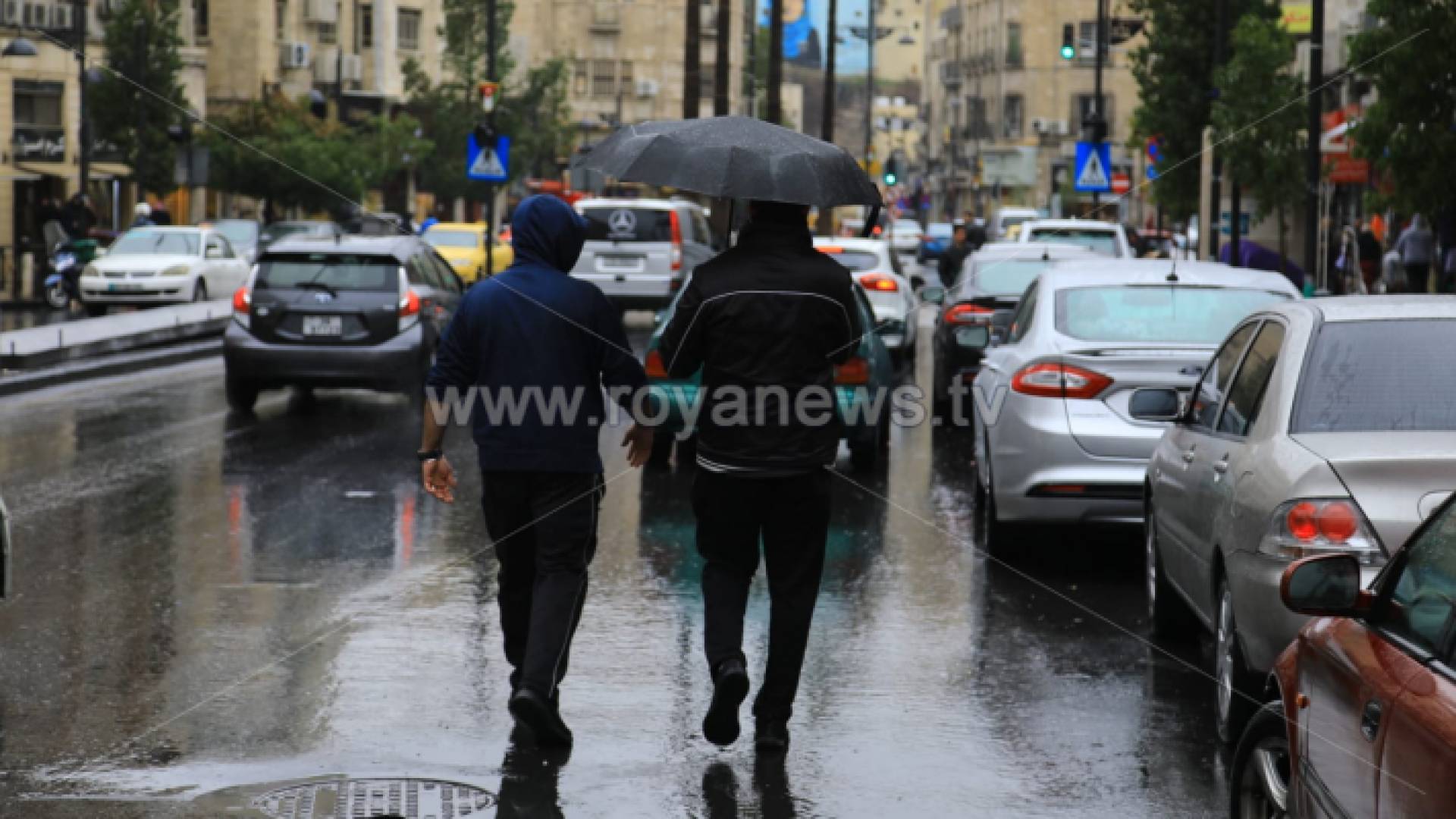 أمطار في العاصمة عمان