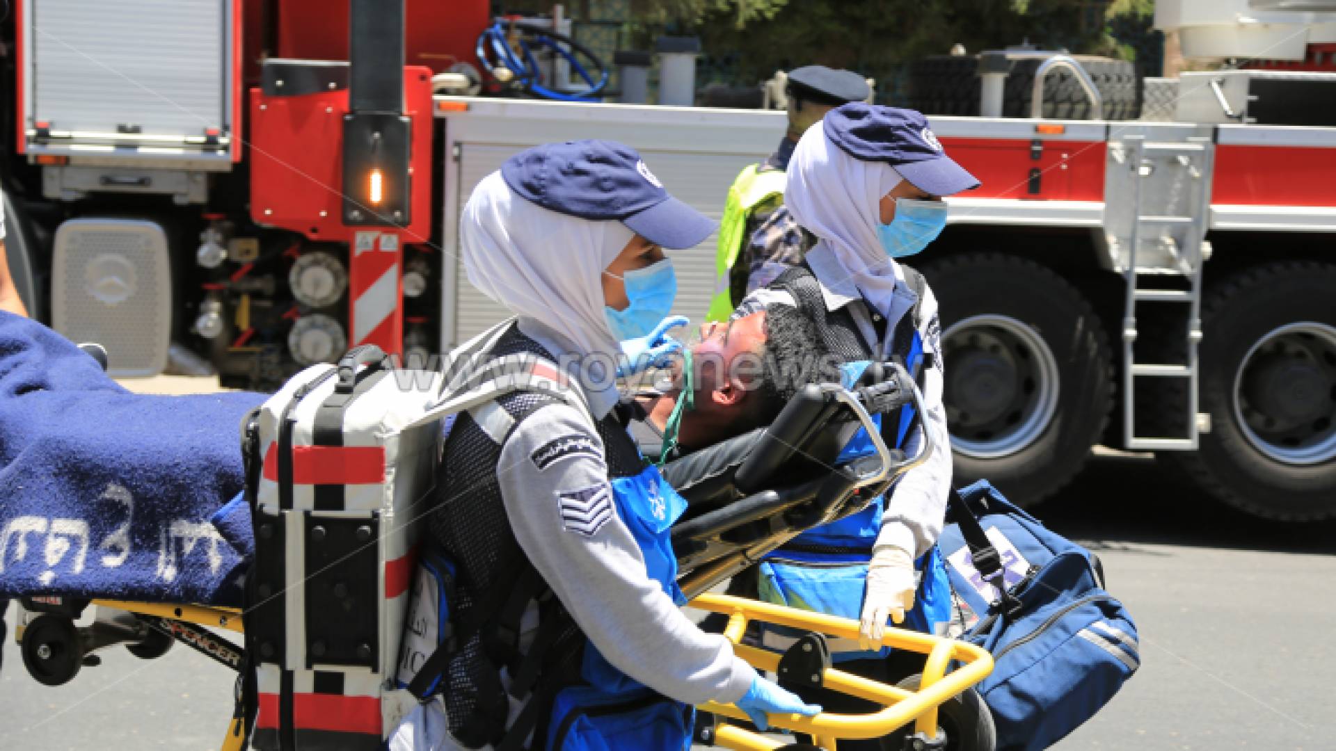 كوادر الدفاع المدني - ارشيفية