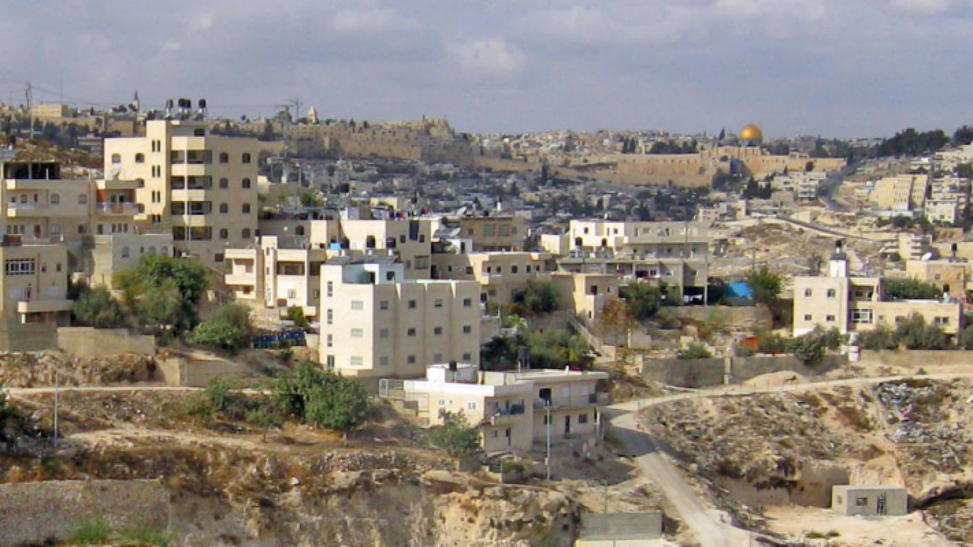 منظر عام لجبل المكبر في القدس