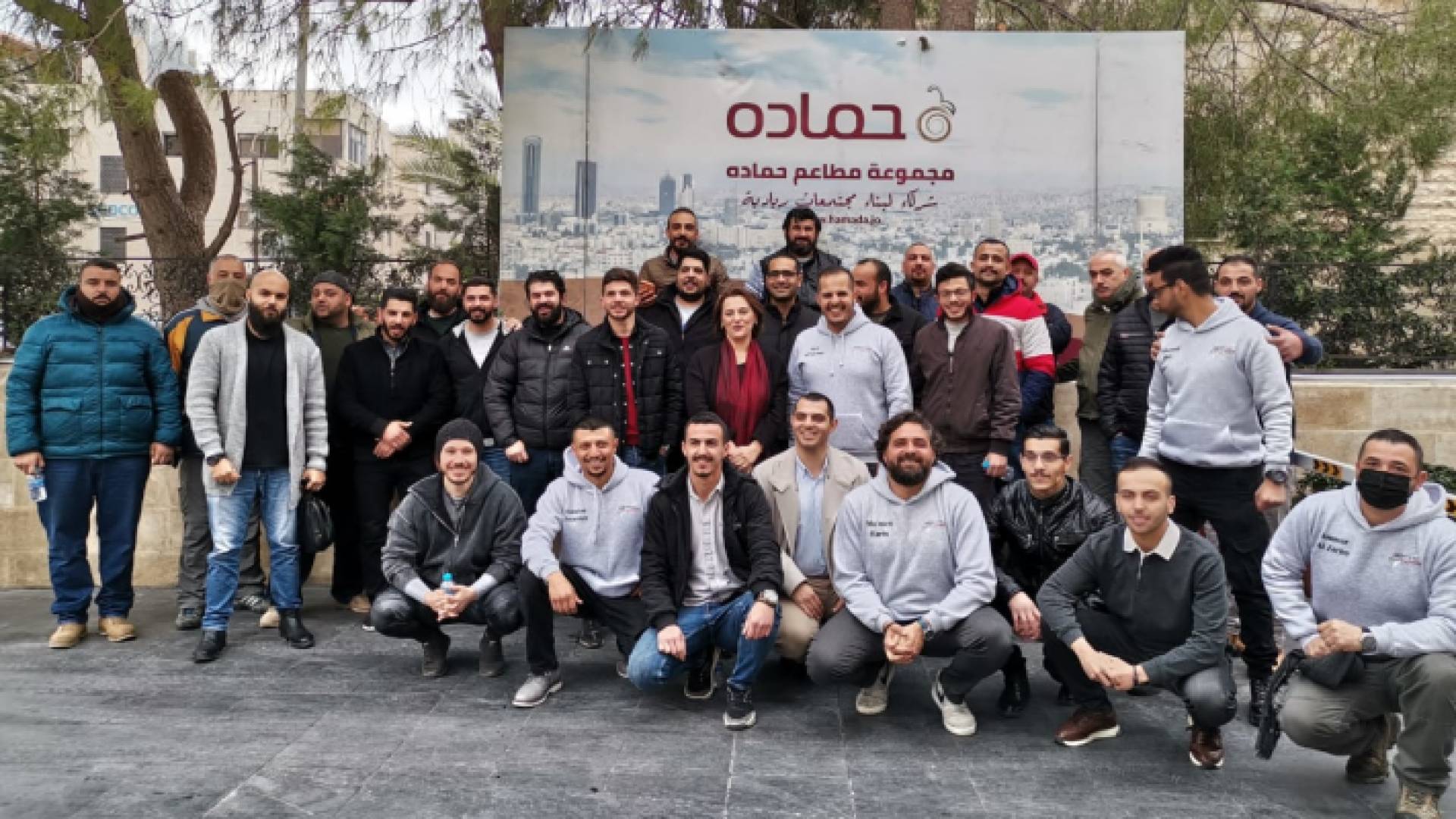 فريق "أشاوس حماده" في خدمة مبادرة "معا كرمالهم"