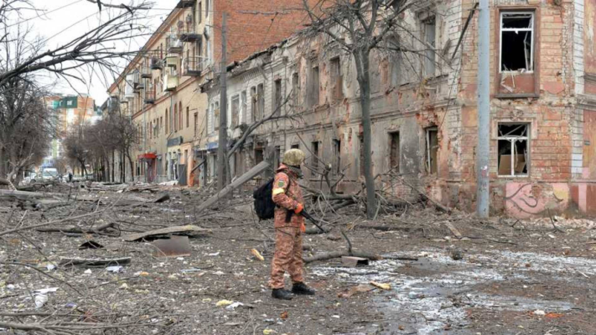 الخارجية الأوكرانية: قصف مسجد لجأ إليه مدنيون في مدينة ماريوبول - (أ.ف.ب)