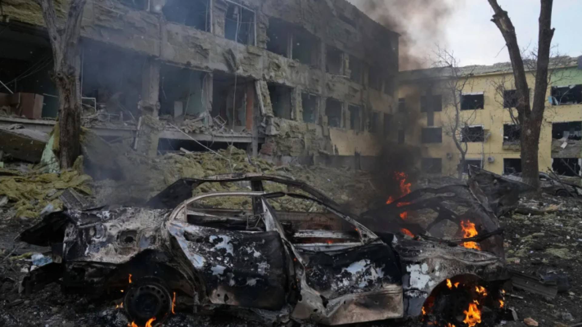 الصورة من الدمار في اوكرانيا - AFP