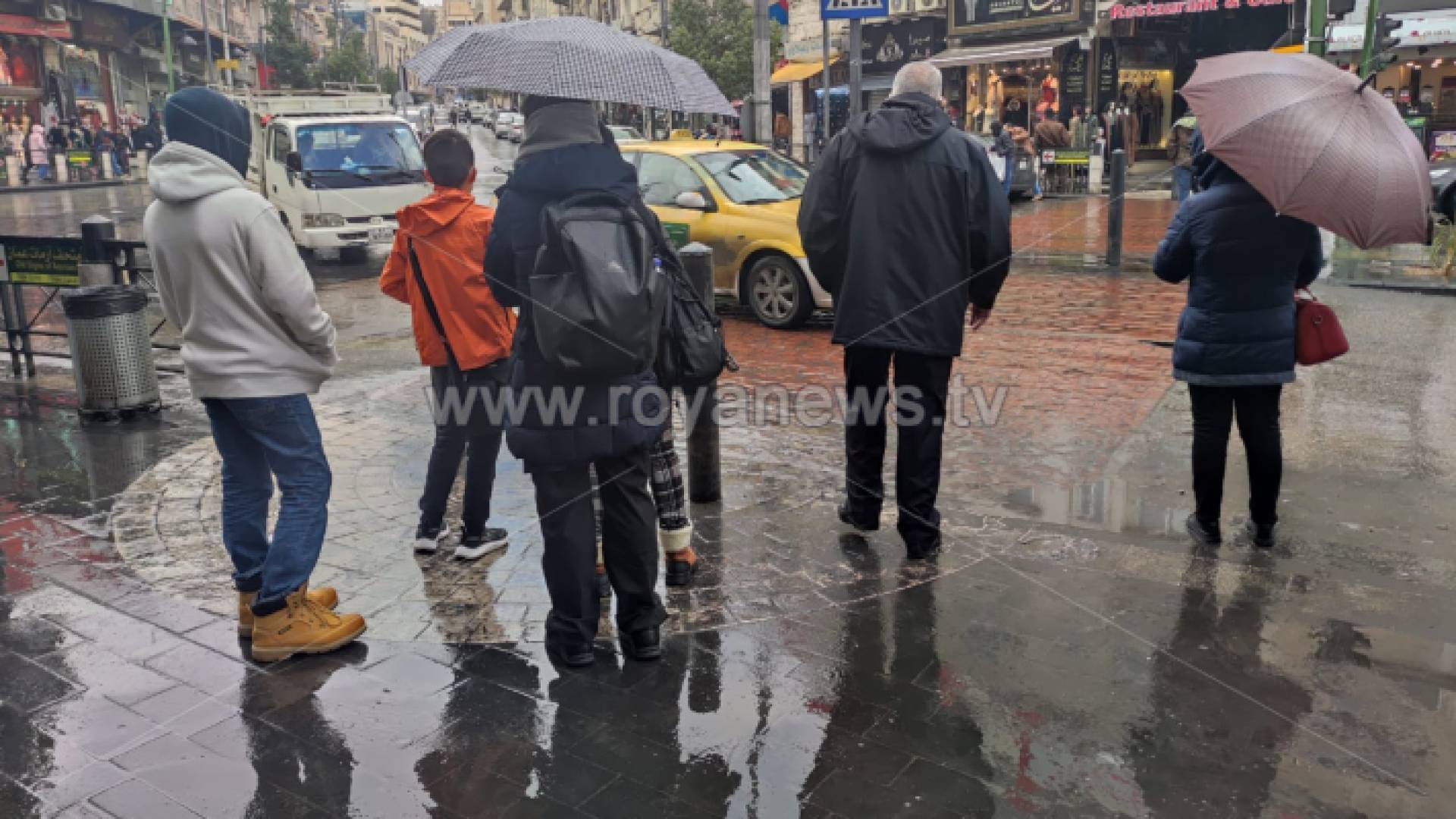 أمطار في العاصمة عمان - ارشيفية