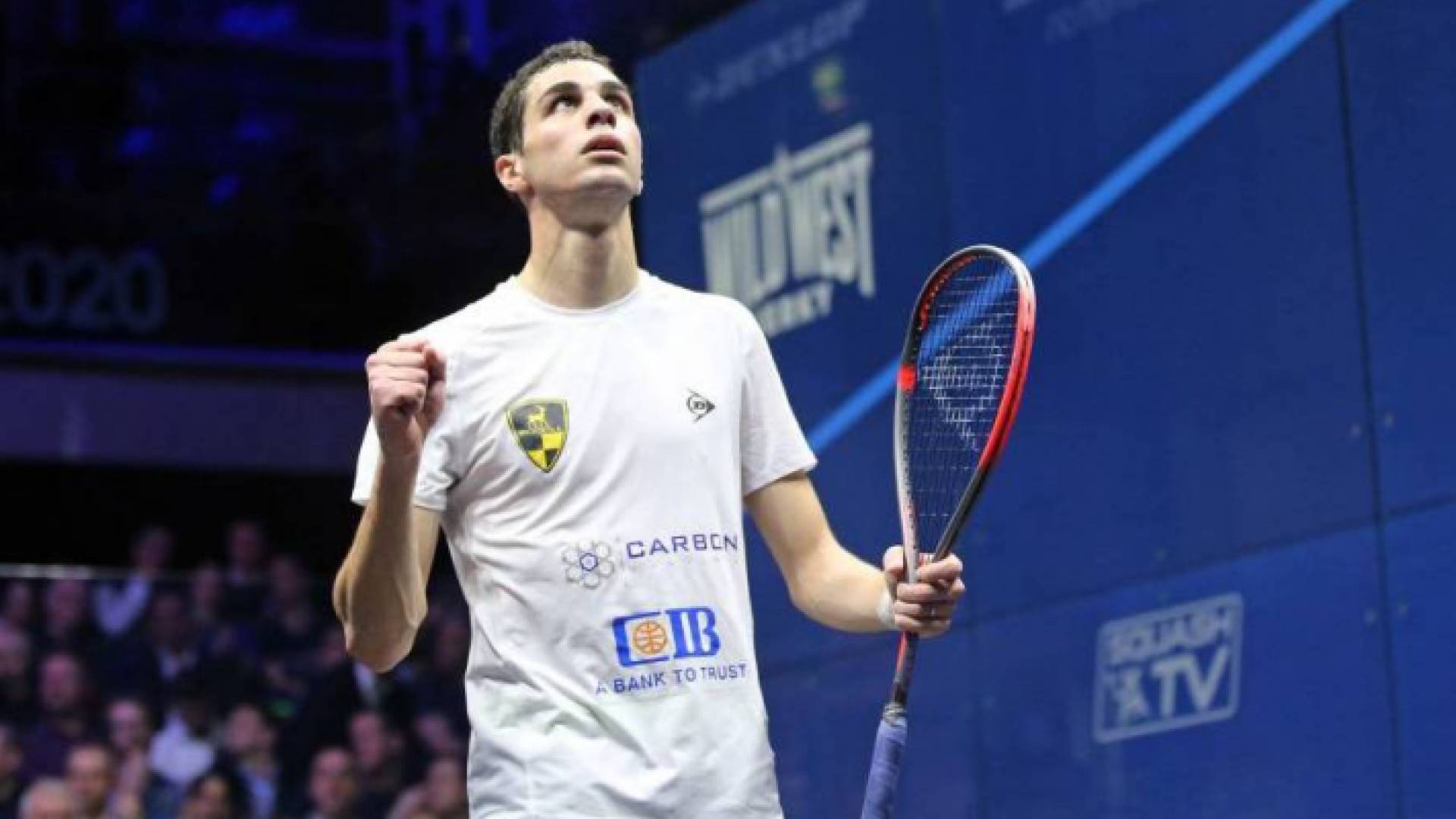 لاعب الإسكواش المصري، وبطل العالم علي فرج