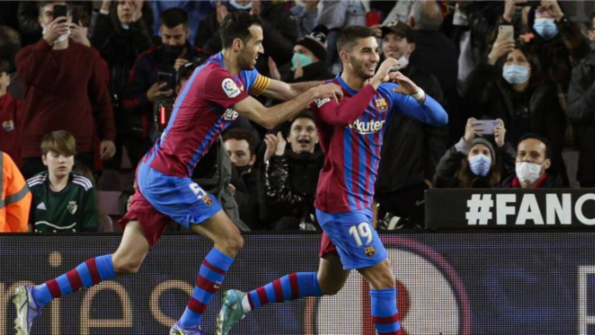 برشلونة يفوز على أوساسونا في الليجا