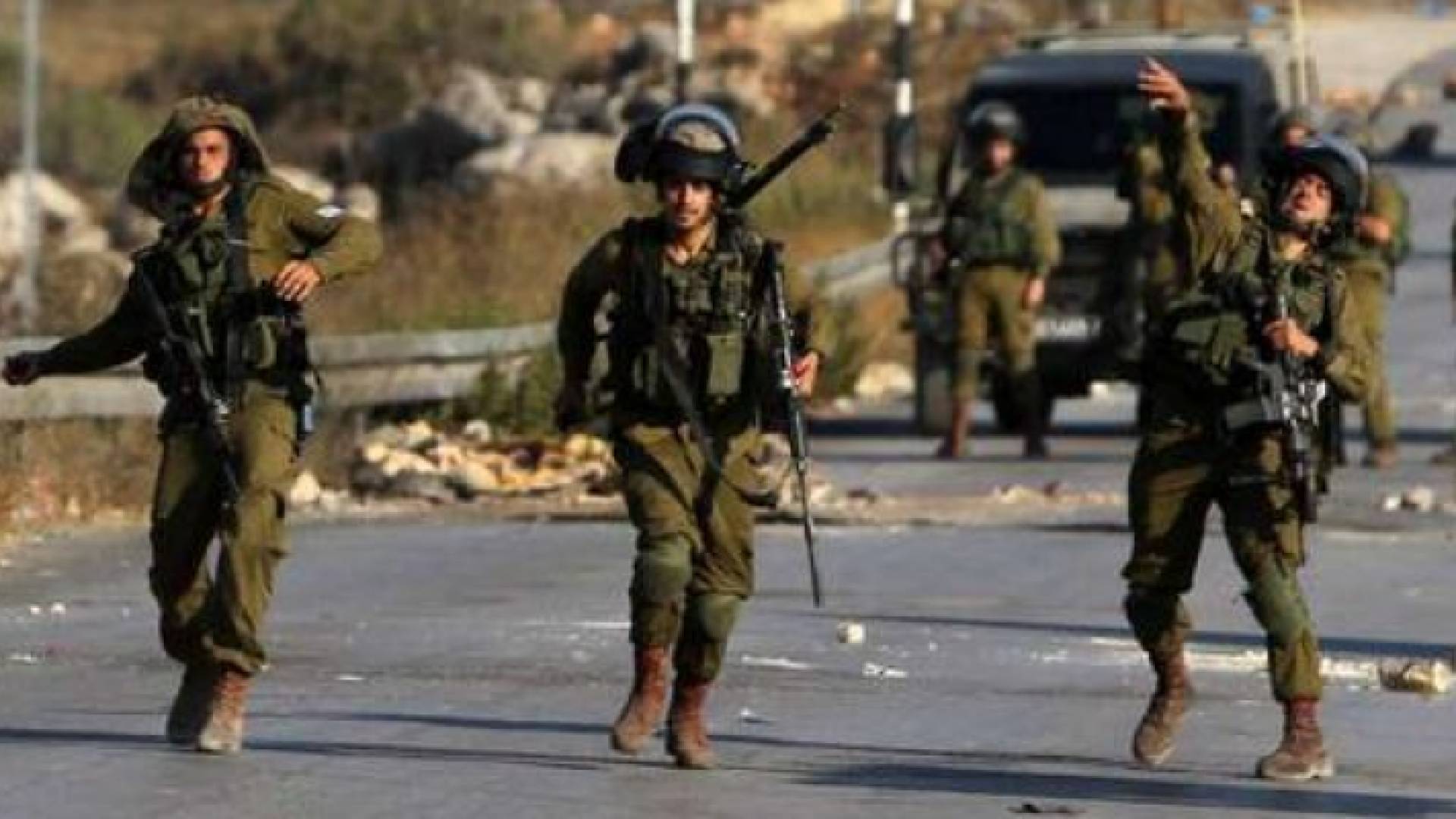 عناصر من قوات الاحتلال