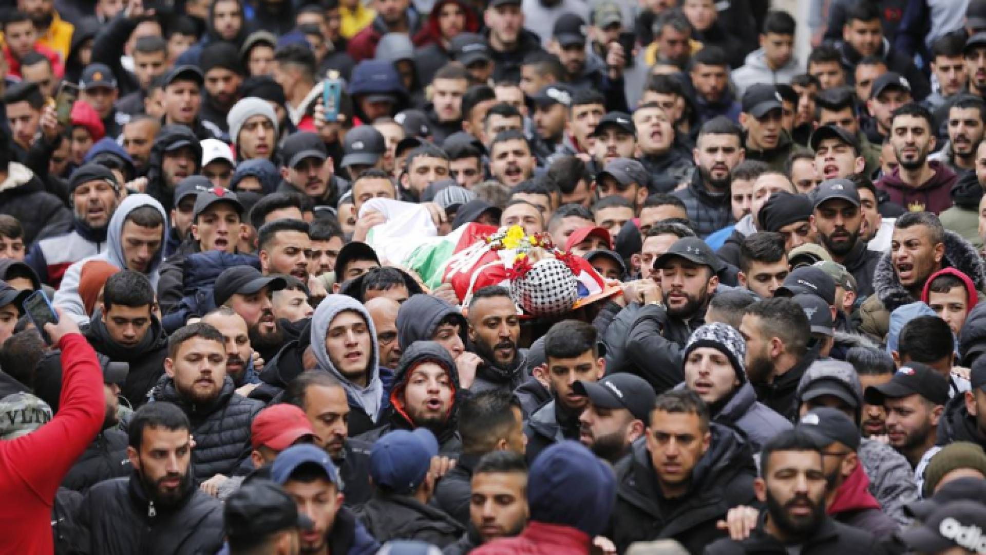 جانب من تشييع الشهيد علاء شحام