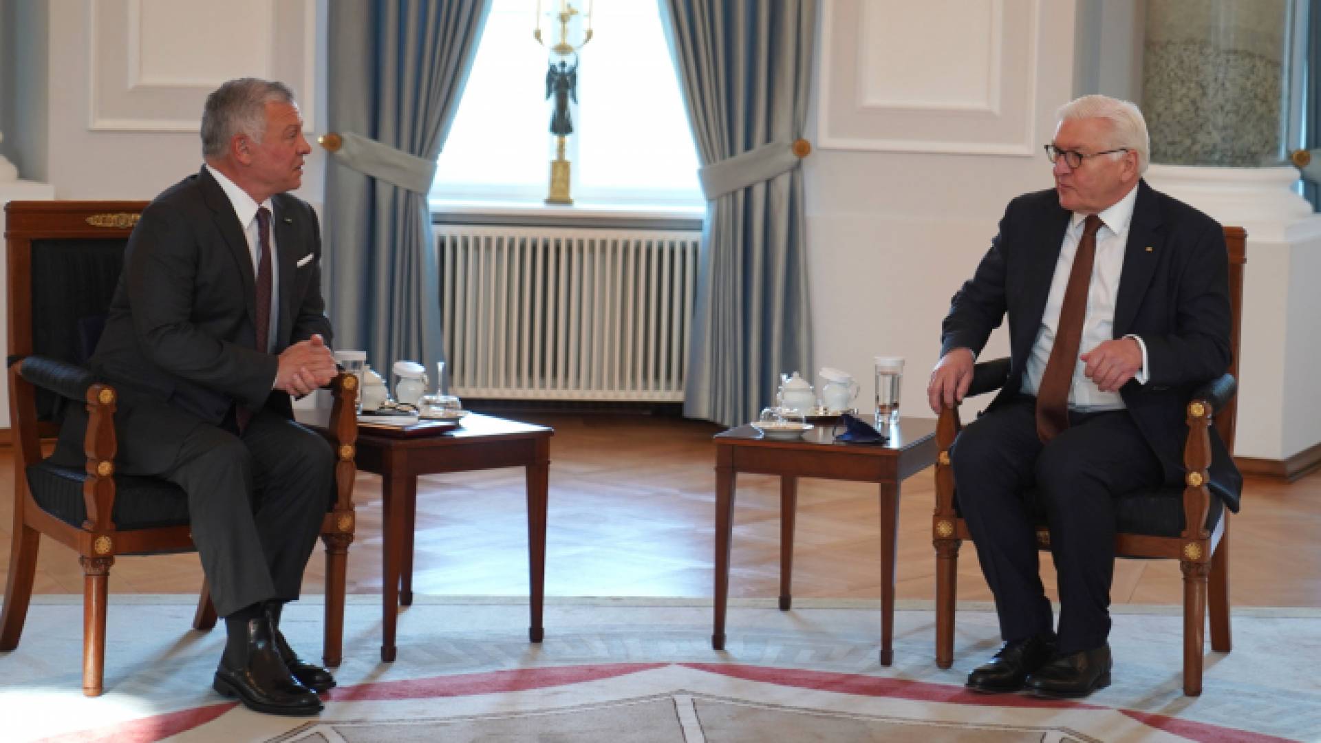 جانب من لقاء جلالة الملك