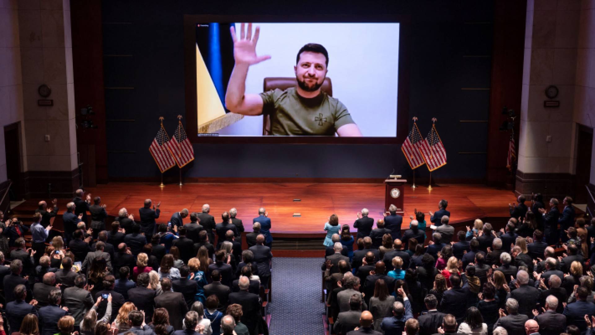 الرئيس الأوكراني فلاديمير زيلينسكي