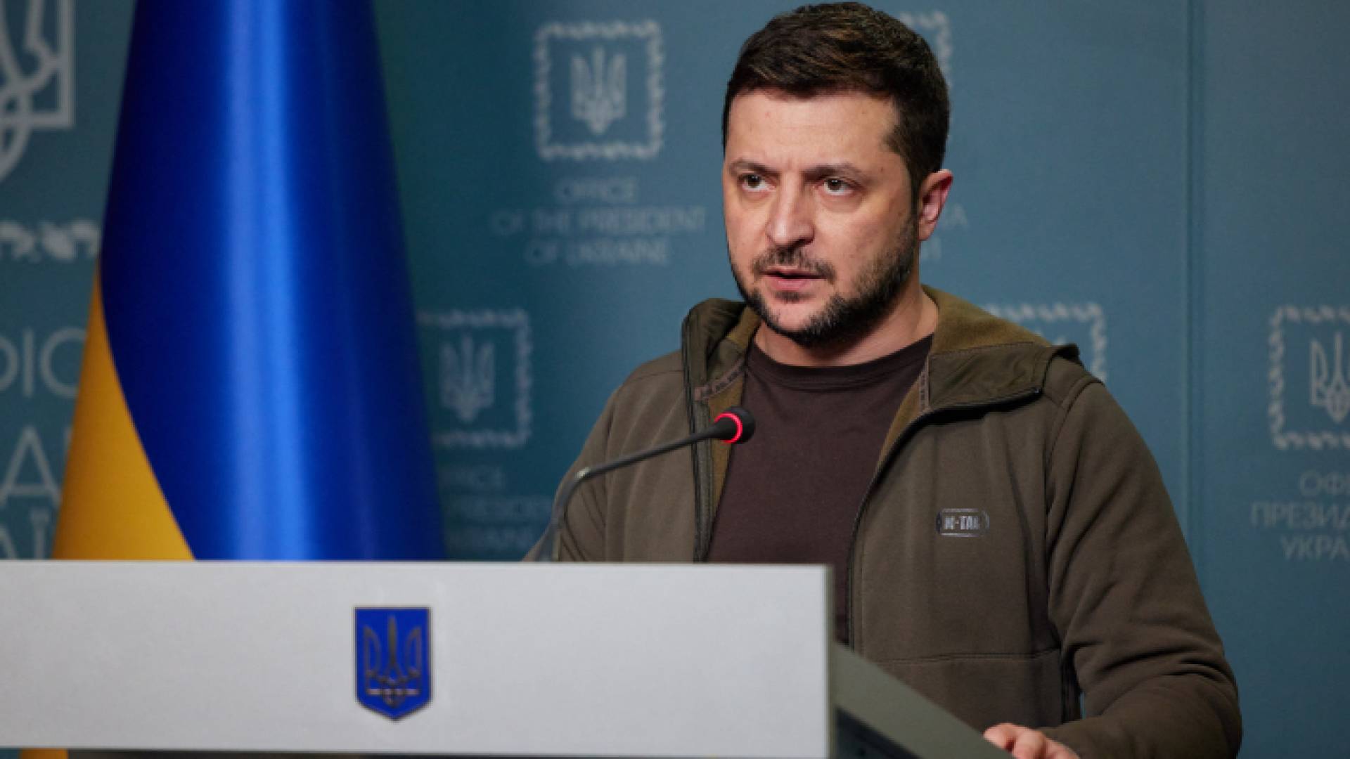 الرئيس الأوكراني فلاديمير زيلينسكي
