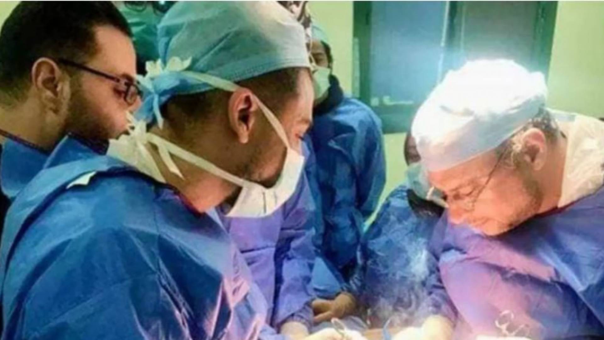 أثناء عملية الجراحة