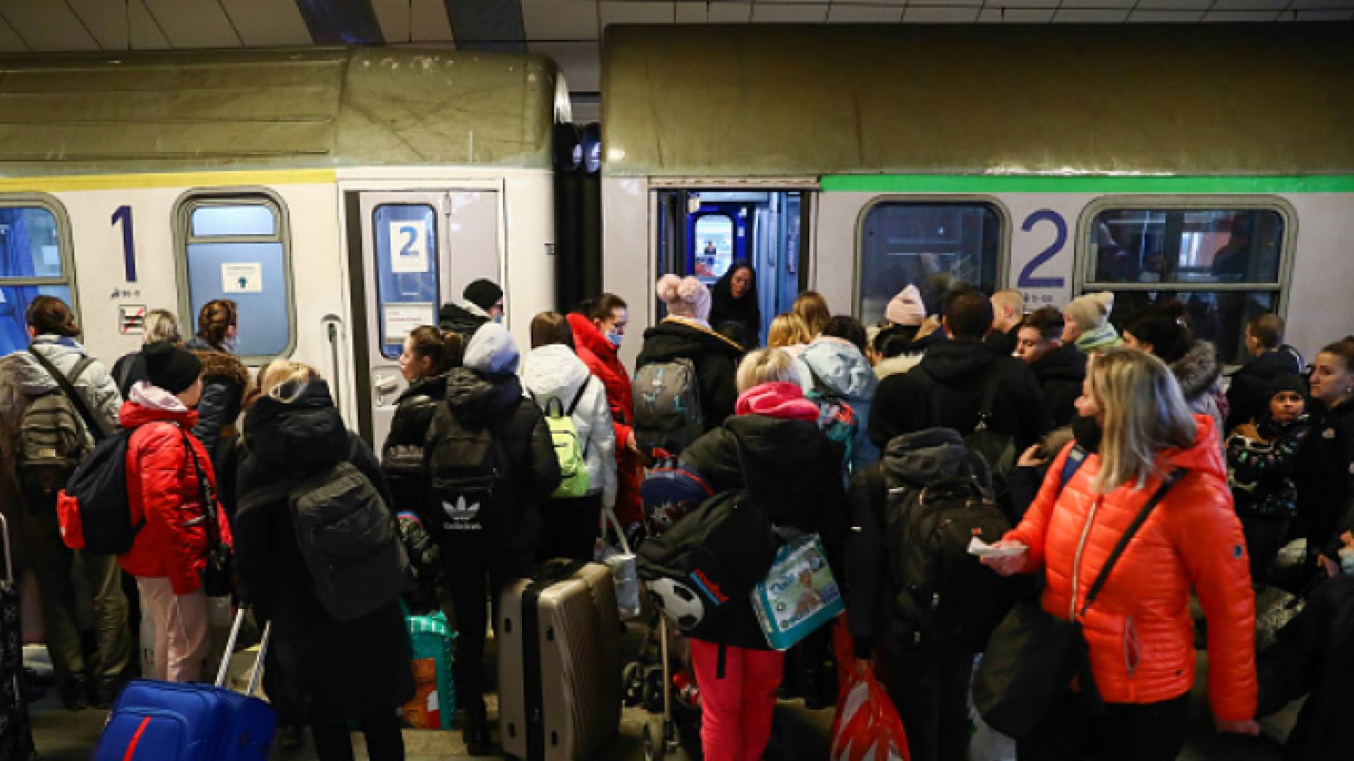 لاجئون أوكرانيون