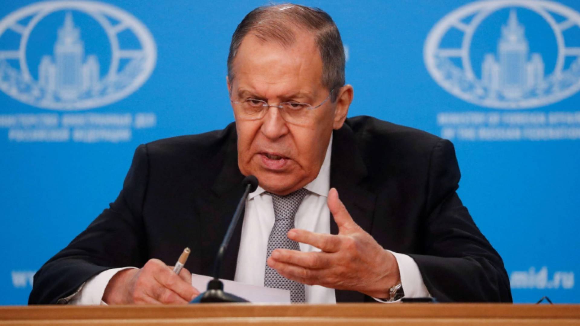 وزير الخارجية الروسي سيرغي لافروف