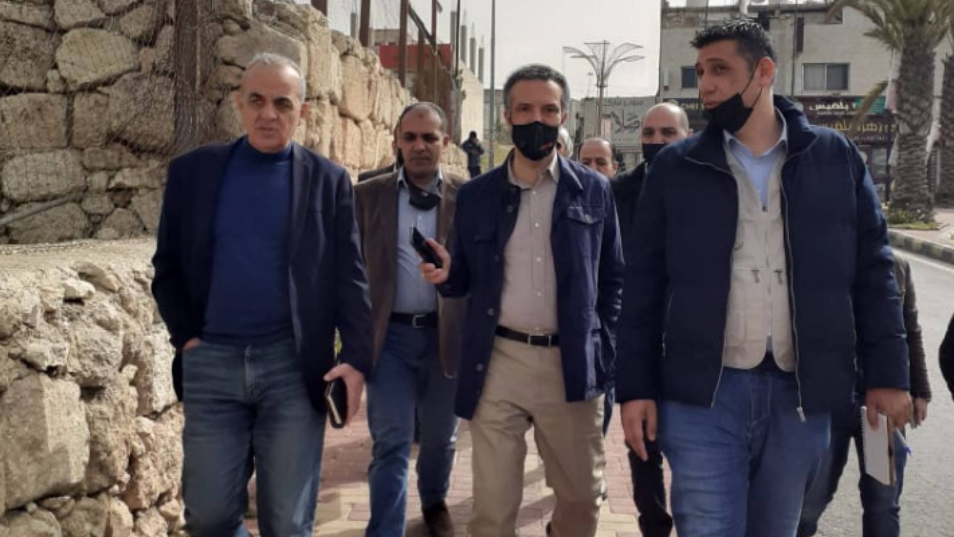 وزير السياحة يطلع على سير العمل بخطة إدارة موقع جرش الأثري