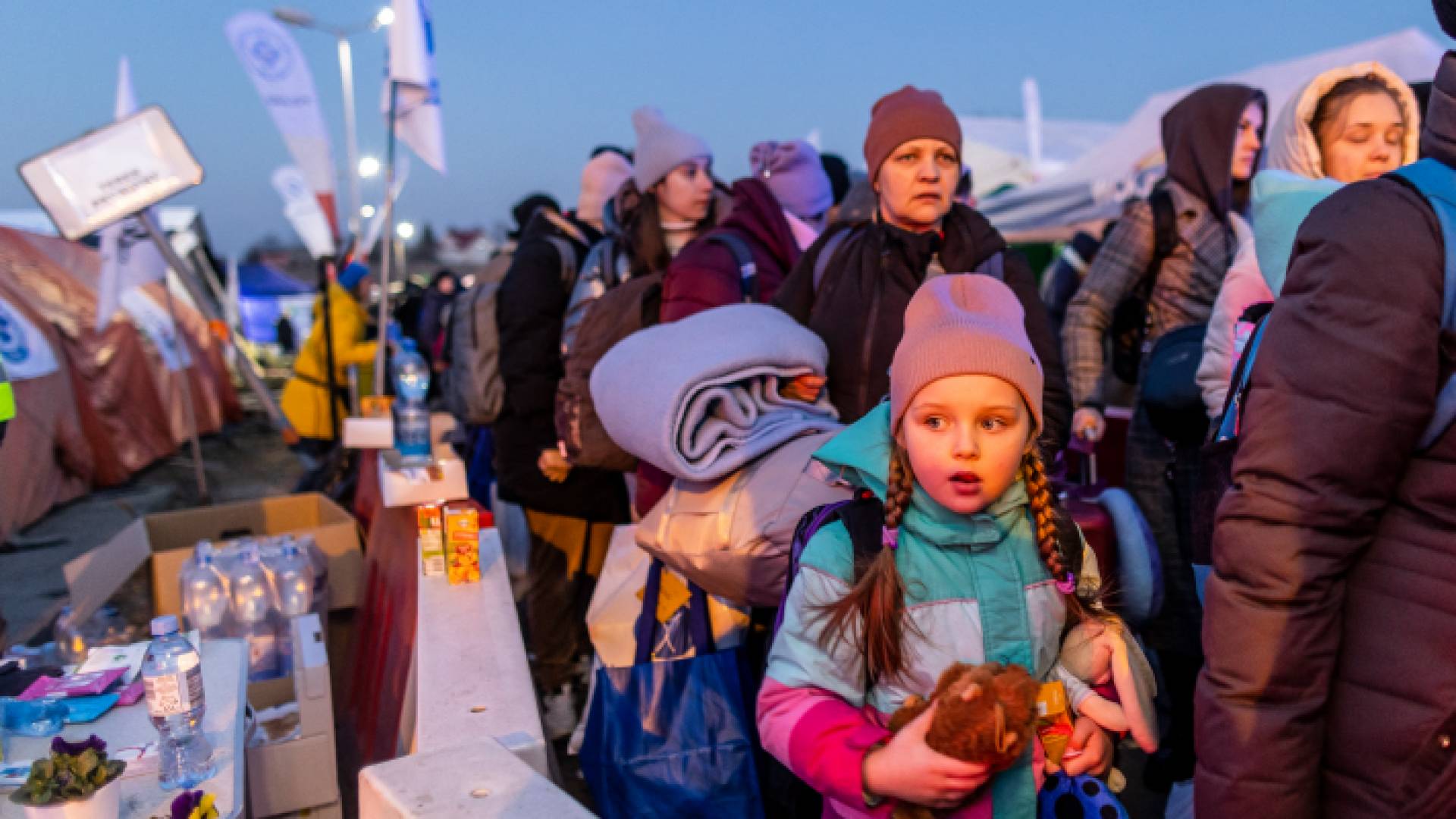 لاجئو أوكرانيا - AFP