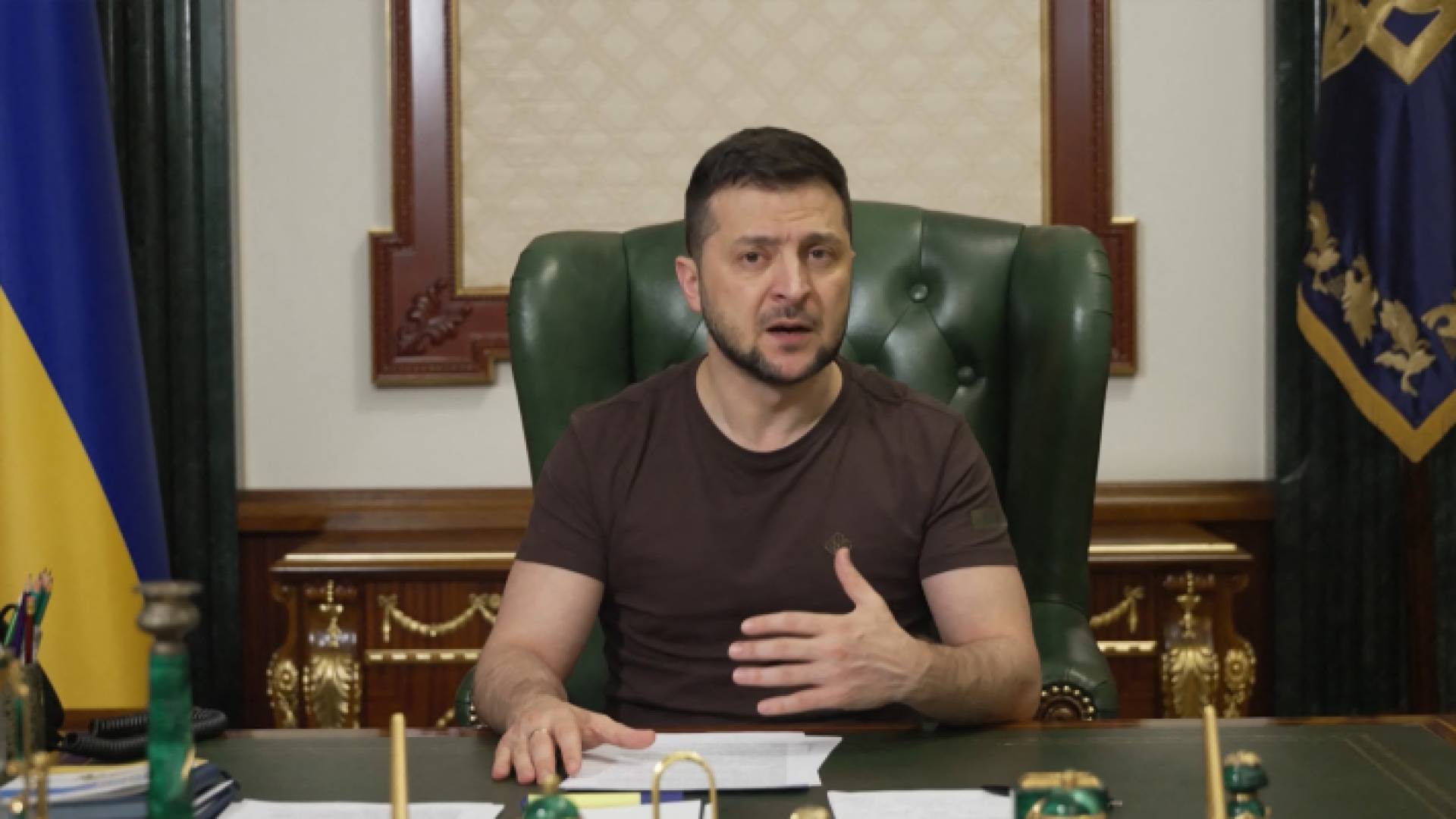 الرئيس الأوكراني فولوديمير زيلينسكي