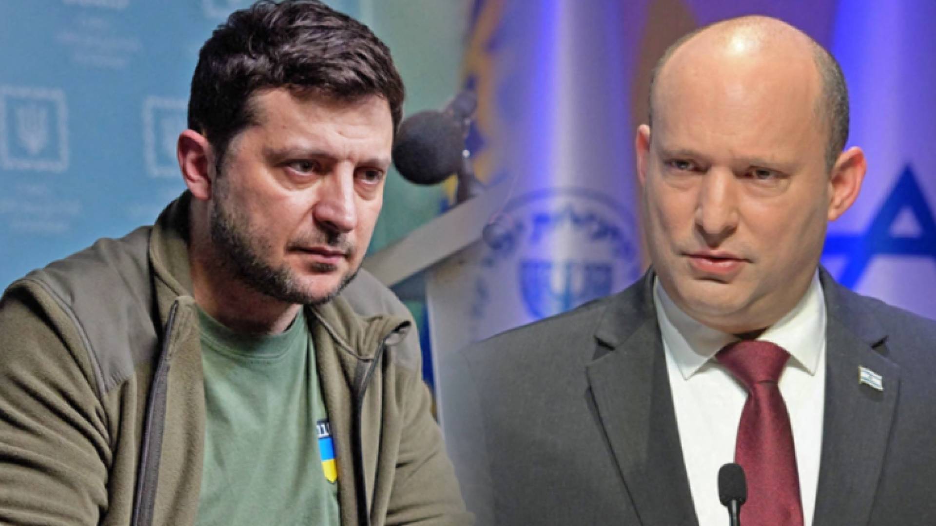 (نفتالي بينيت) و (فلاديمير زيلينسكي)