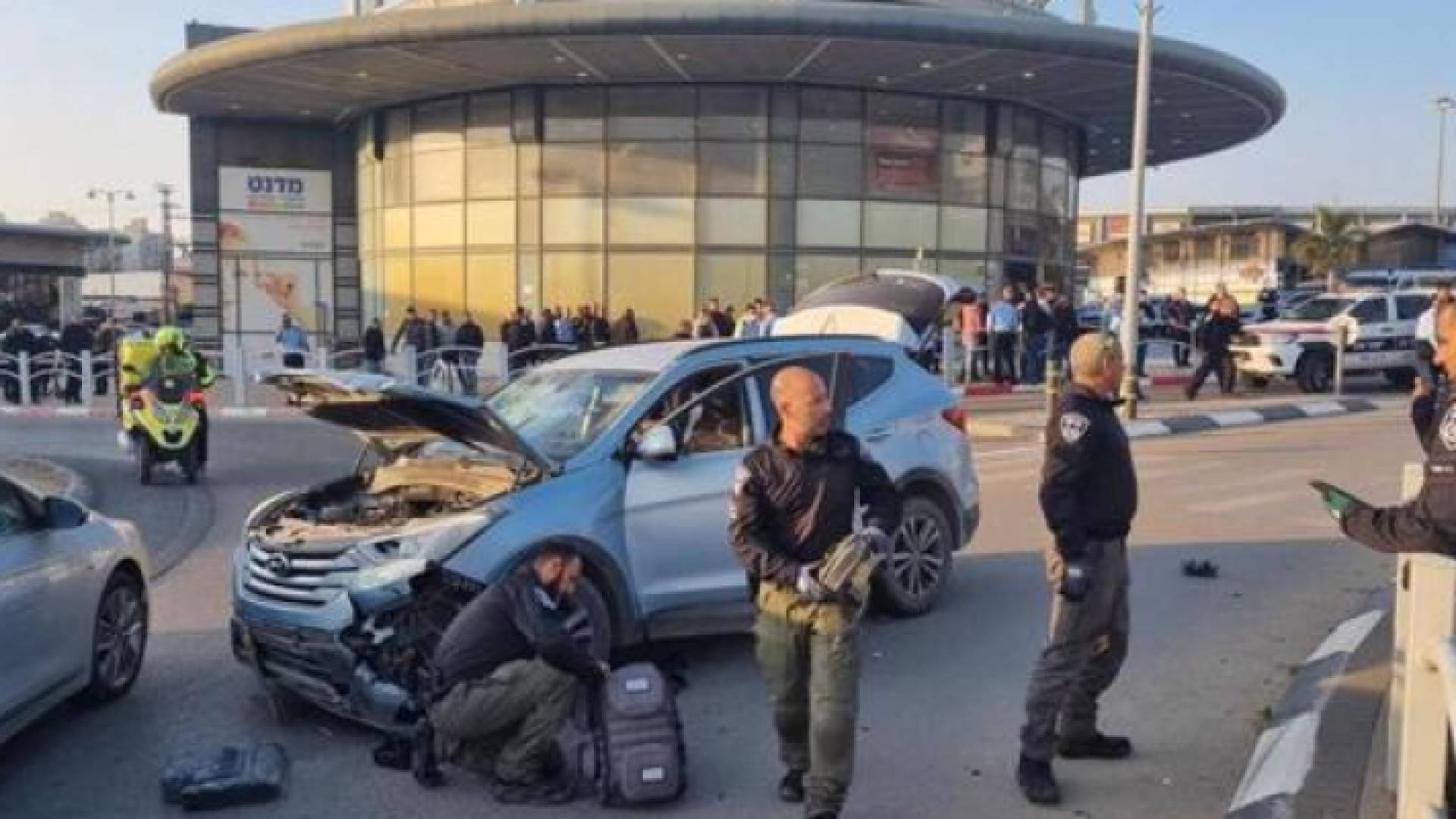 من مكان الحادثة